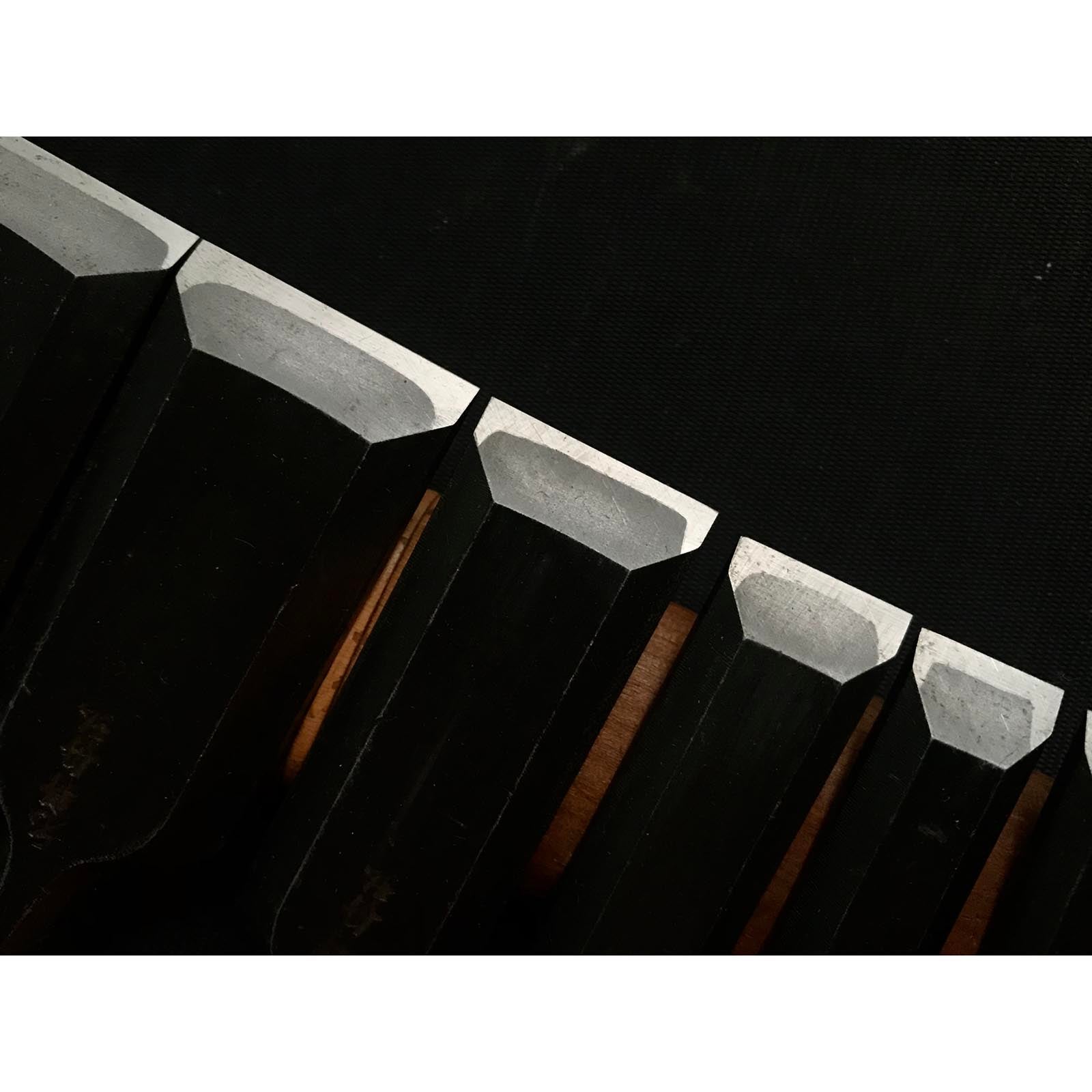 Old stock Funahiro Bench chisels set 蔵出し 元寿舟弘 船津祐司作 追入組鑿