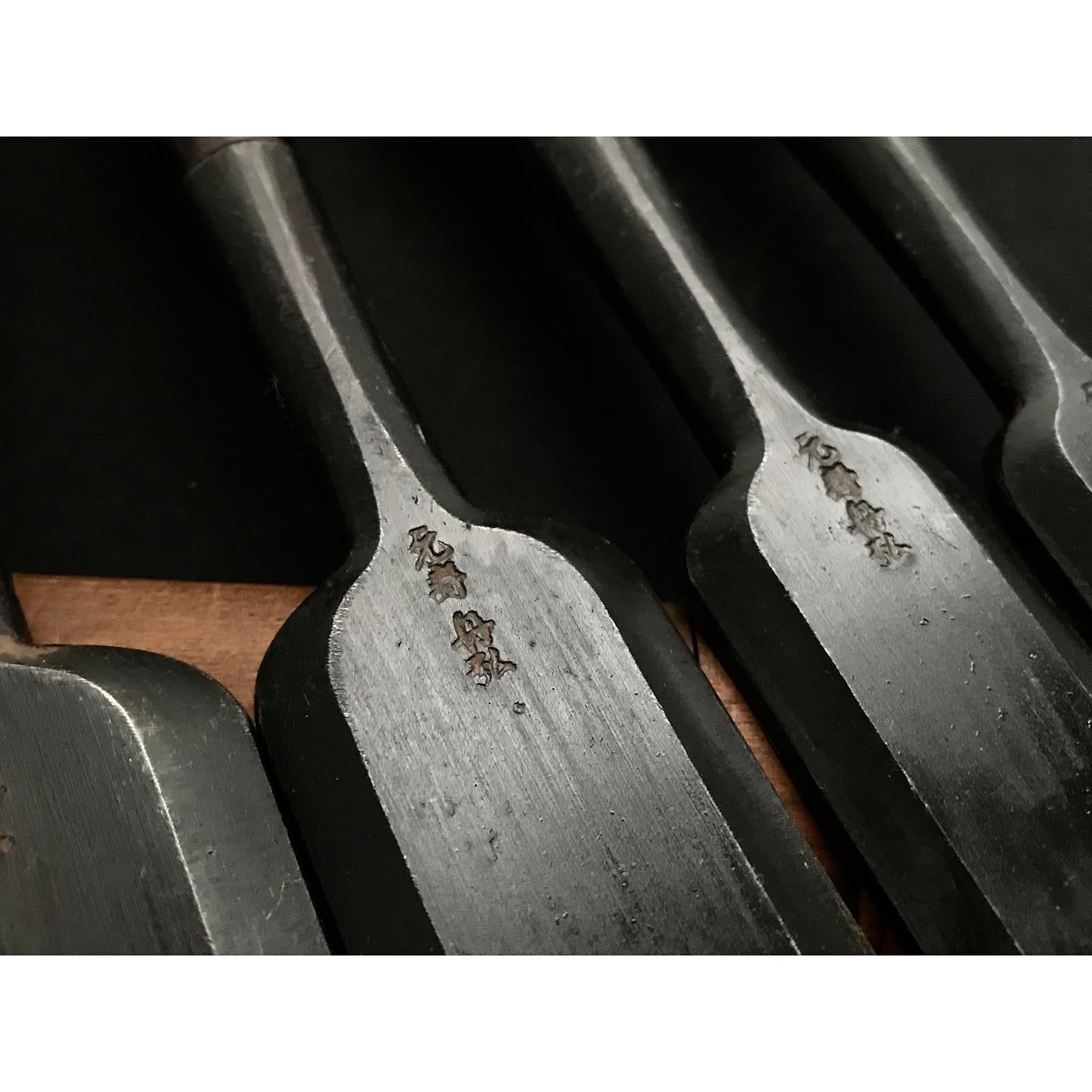 Old stock Funahiro Bench chisels set 蔵出し 元寿舟弘 船津祐司作 追入組鑿