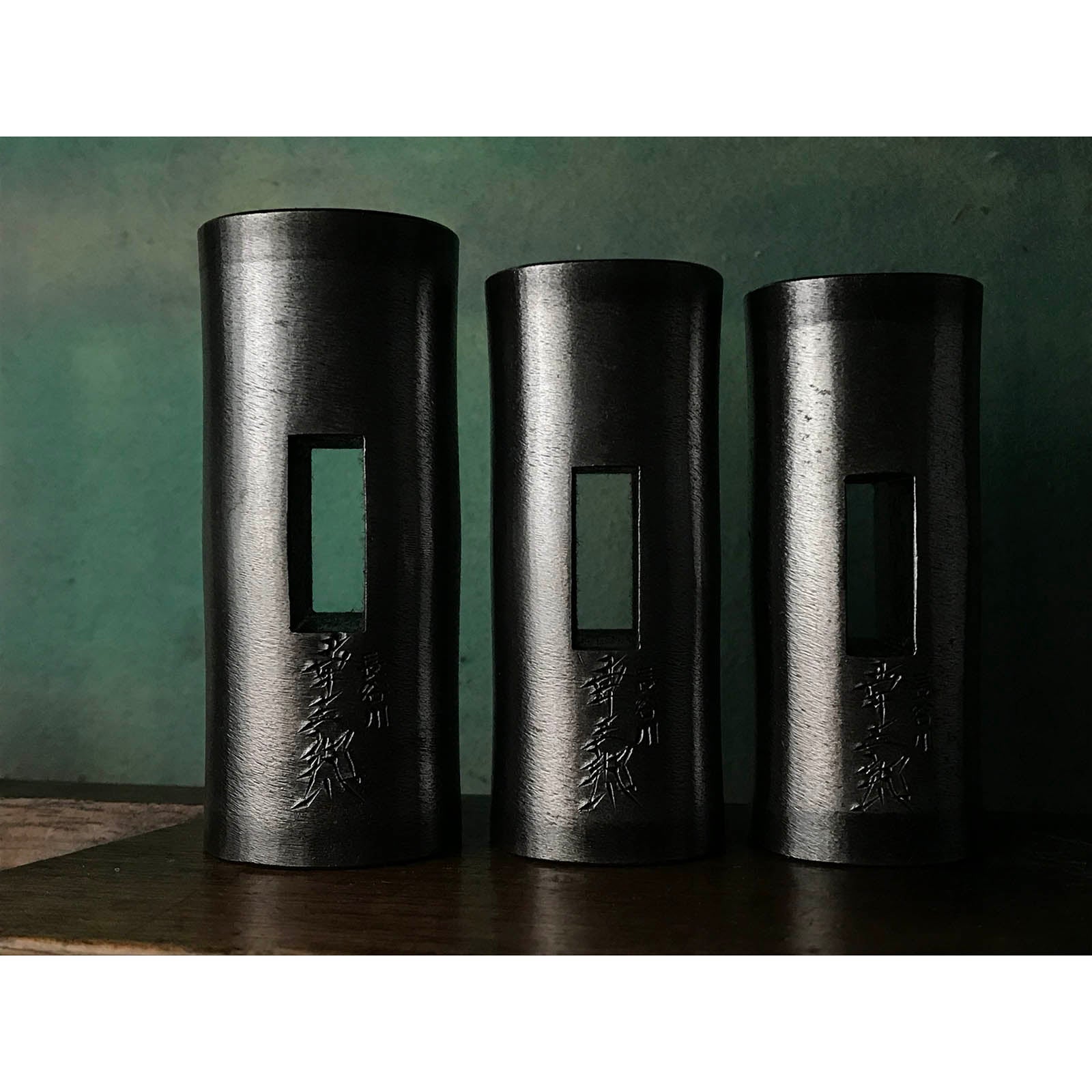 Old stock Kouzaburou Pasting steel Daruma Hammers (Gennon) 掘出し物 長谷川幸三郎氏 鋼付ダルマ玄翁