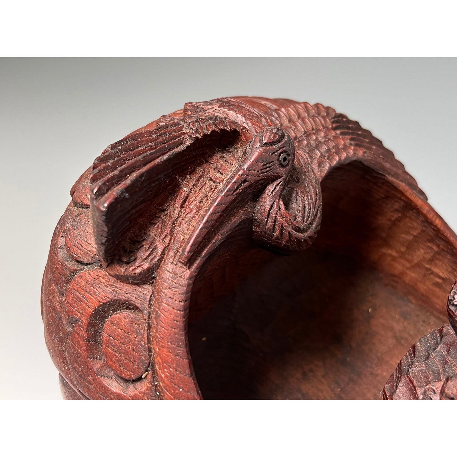 #ST42 Japanese Carpenter Ink Pot Traditional Measuring Tools Sumitsubo by Tsubo-Kanemitsu 壺兼光作 墨壺 欅 420mm