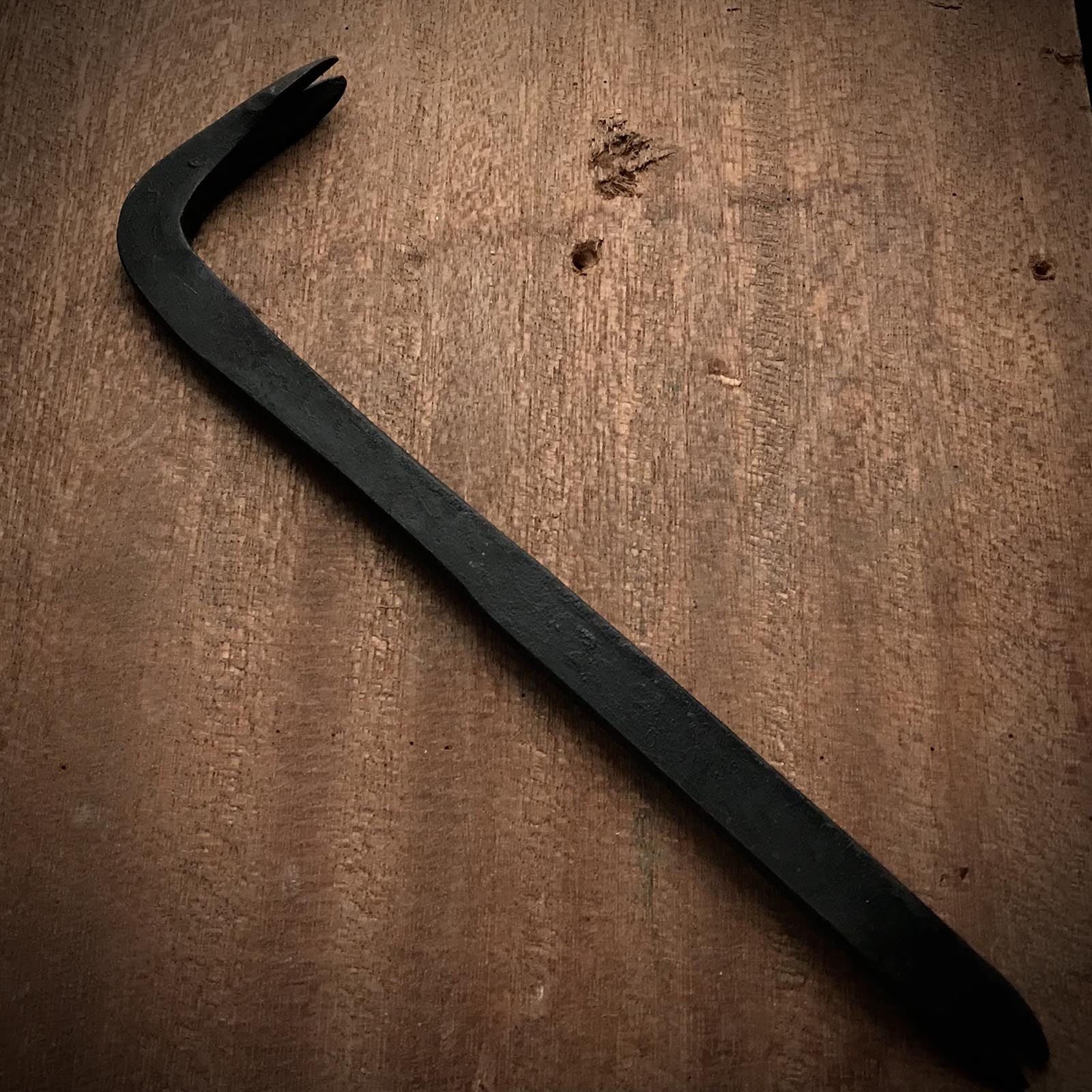 Kajitora Japanese Hand made crowbar かじ寅 かじやバール 釘抜き 270mm