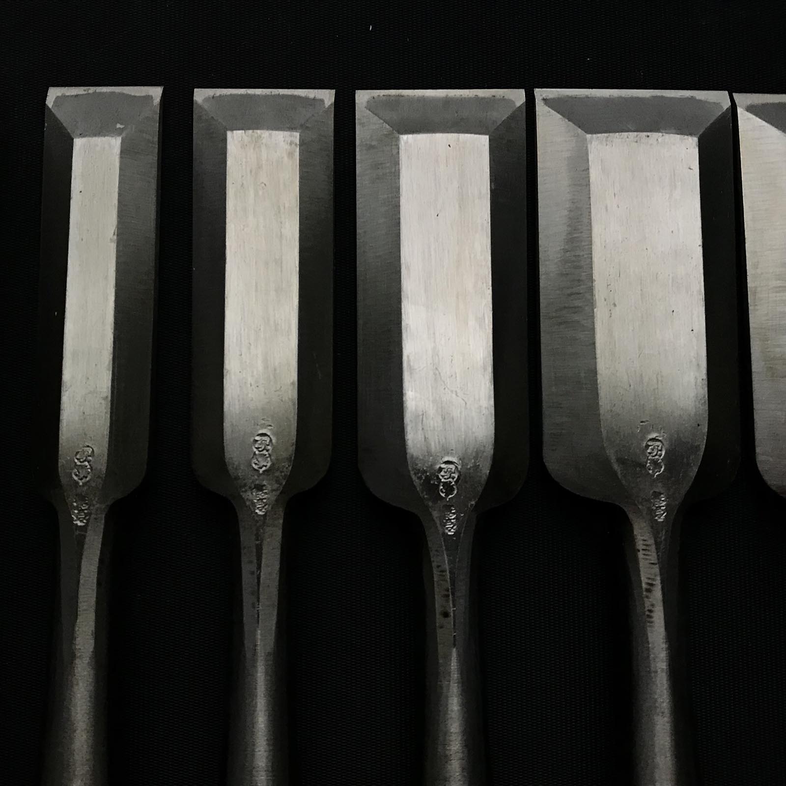 掘り出し物 藤近 磨き仕上 叩鑿 6本組 タタキノミ