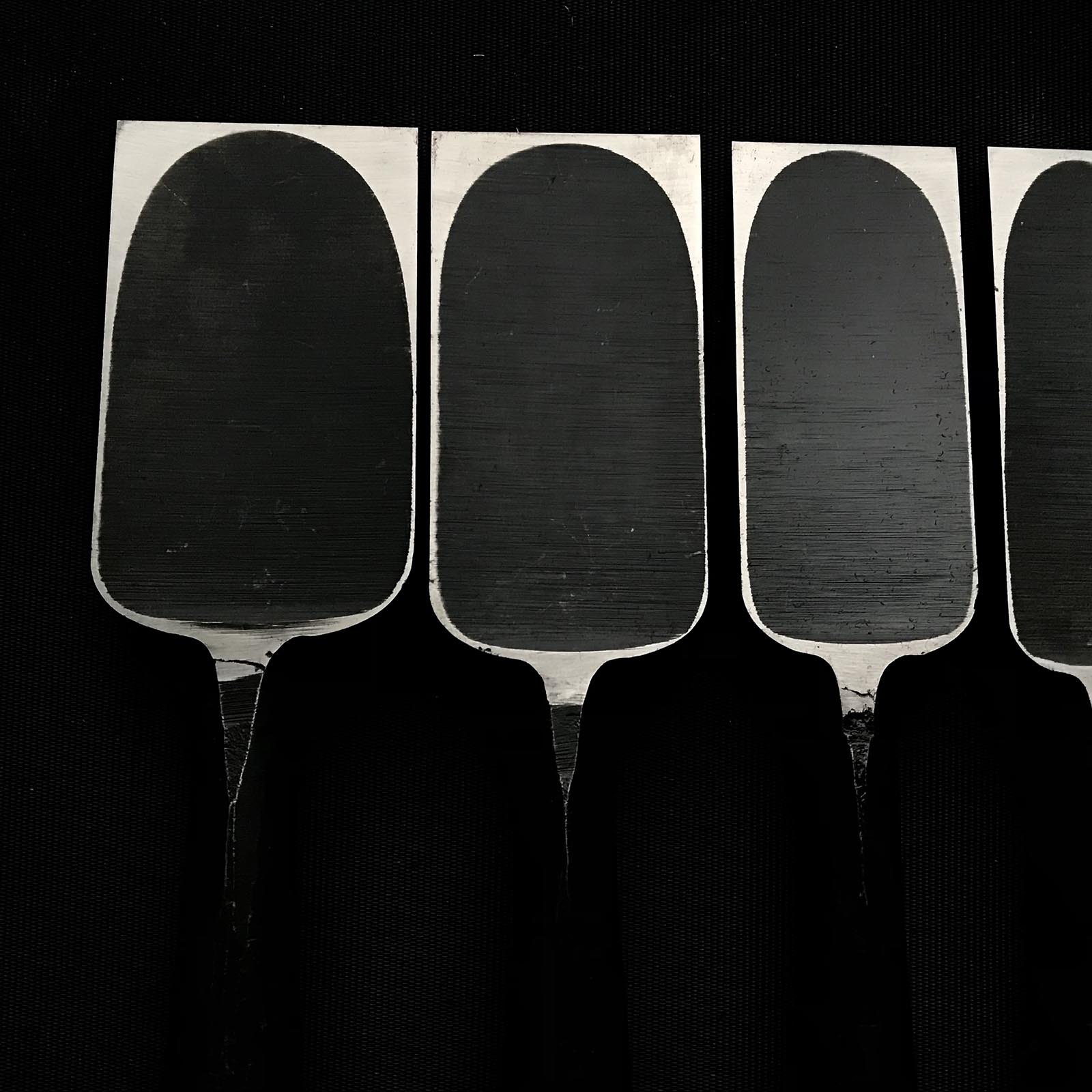 旧蔵 鍛治勇 槌目 叩鑿 6本組 タタキノミ