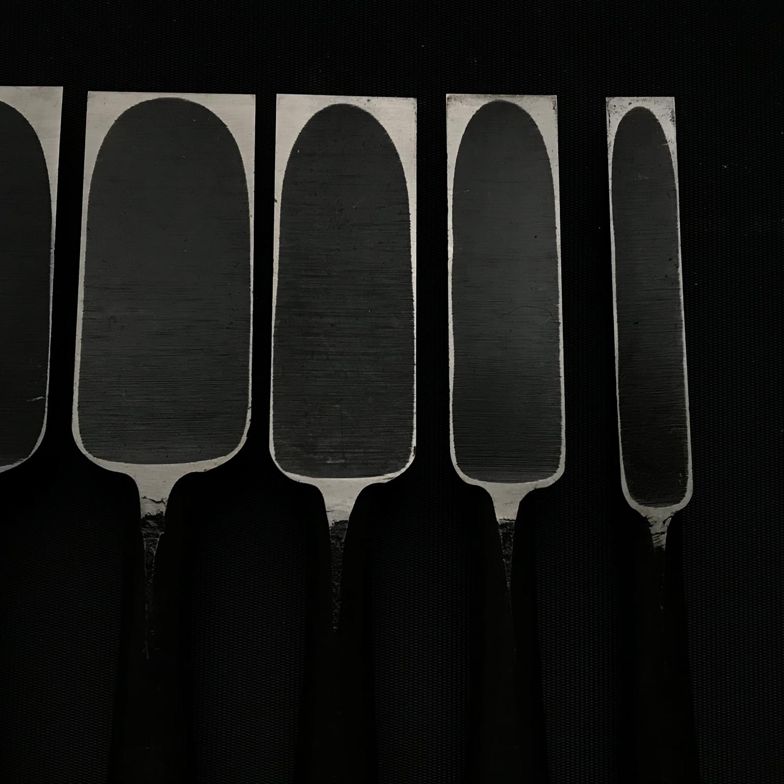 旧蔵 鍛治勇 槌目 叩鑿 6本組 タタキノミ