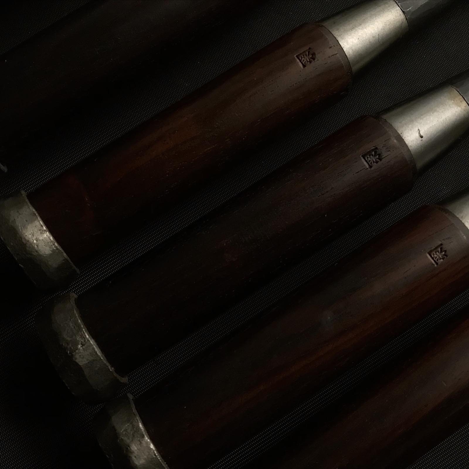 旧蔵 鍛治勇 槌目 叩鑿 6本組 タタキノミ