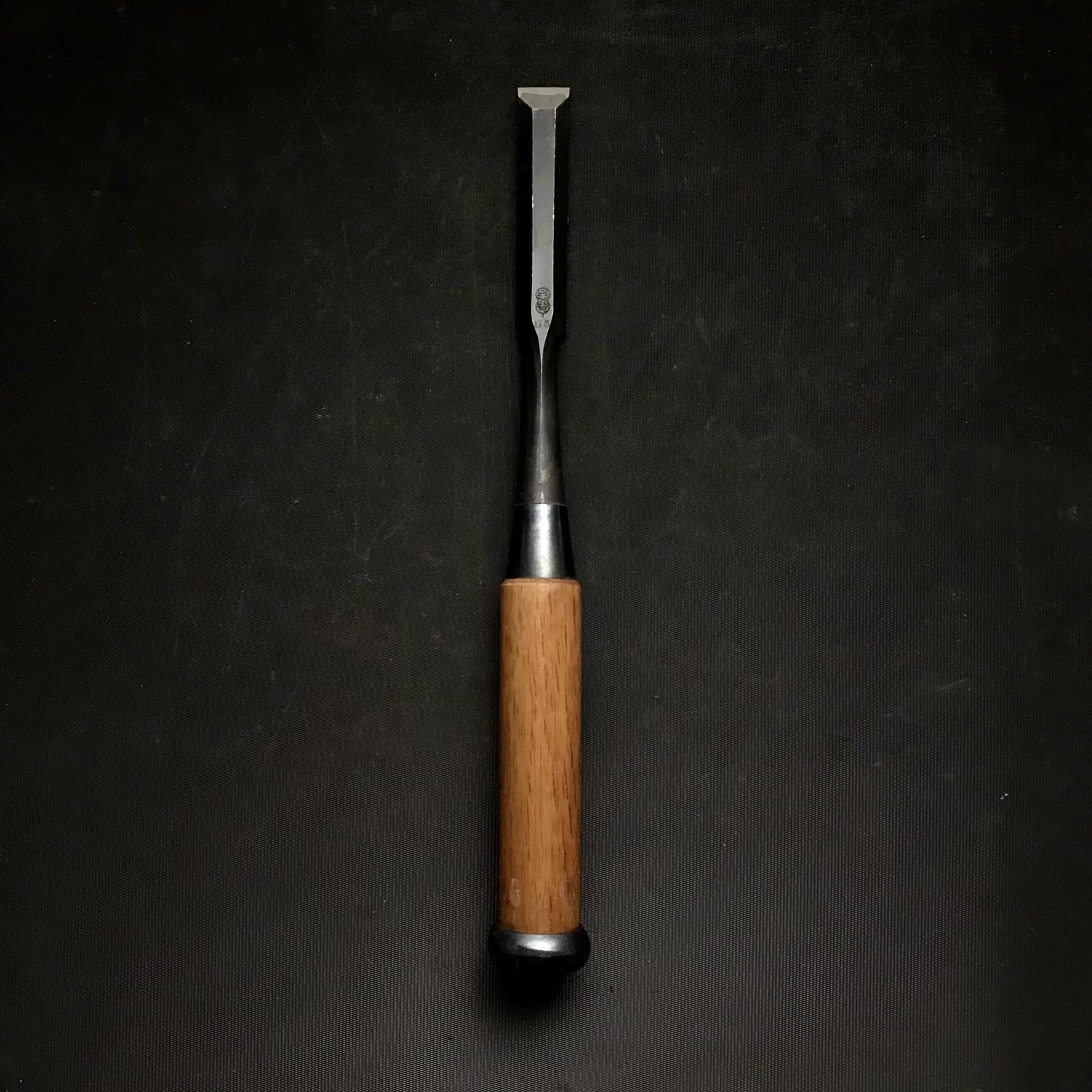 Old stock Kiyohisa Medium timber chisels by Watanabe Kiyoe 掘出し物 渡辺清栄作 清久作 中叩鑿 15mm