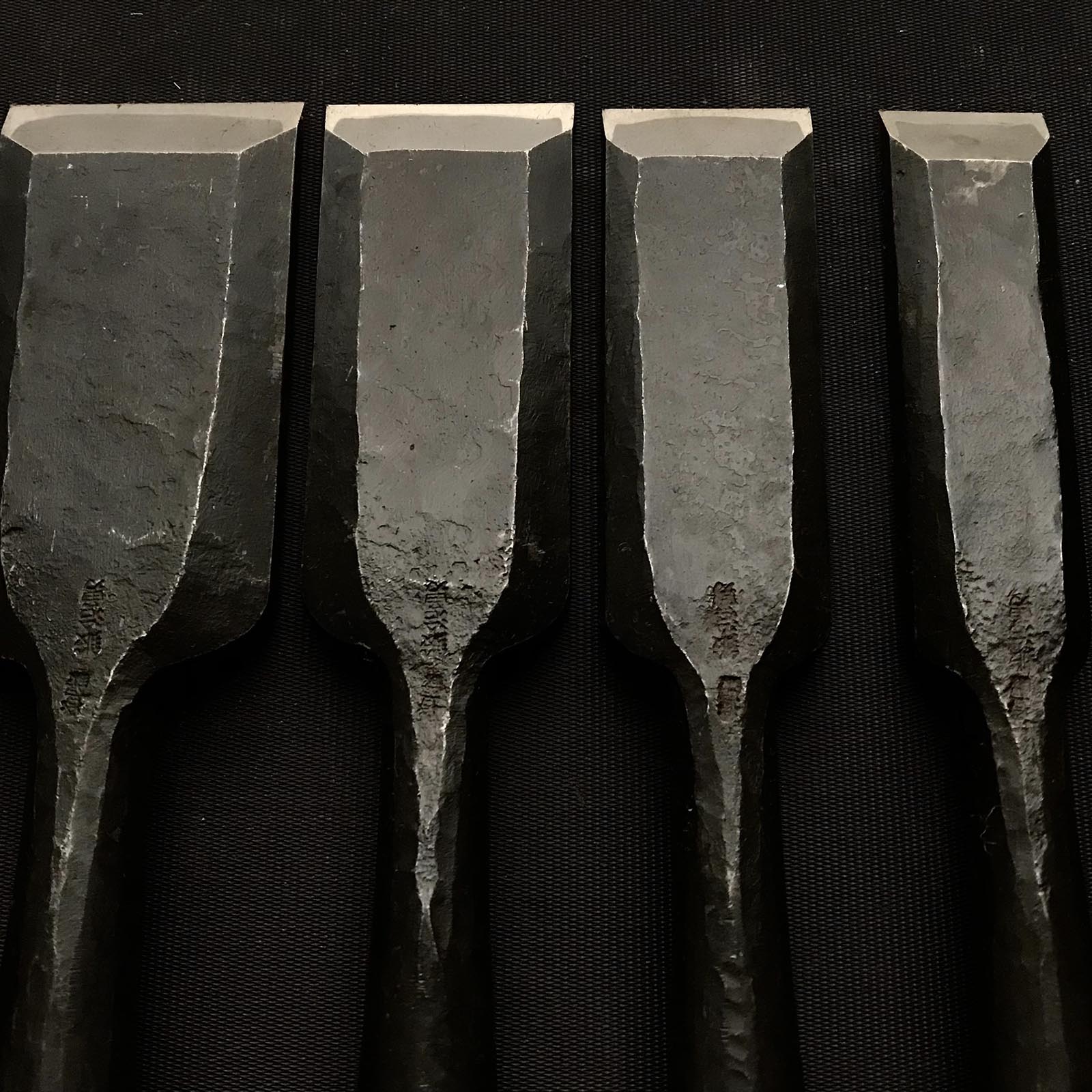 旧蔵 鍛治勇 槌目 叩鑿 6本組 タタキノミ