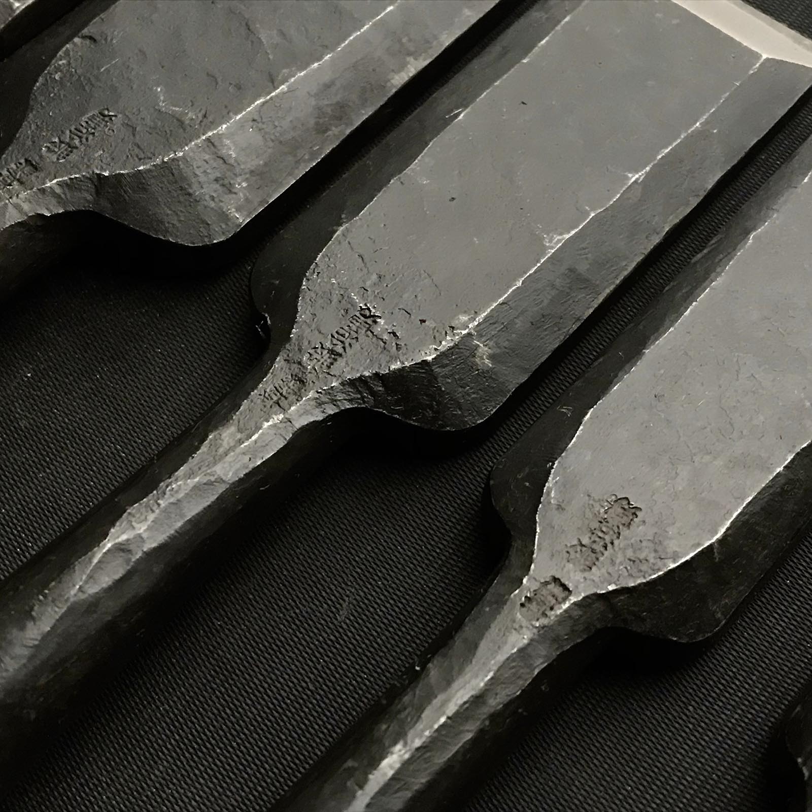 旧蔵 鍛治勇 槌目 叩鑿 6本組 タタキノミ