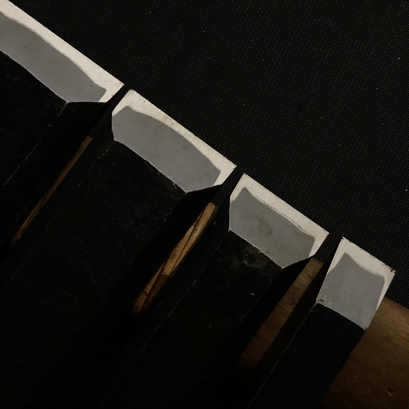 旧蔵 鍛治勇 槌目 叩鑿 6本組 タタキノミ