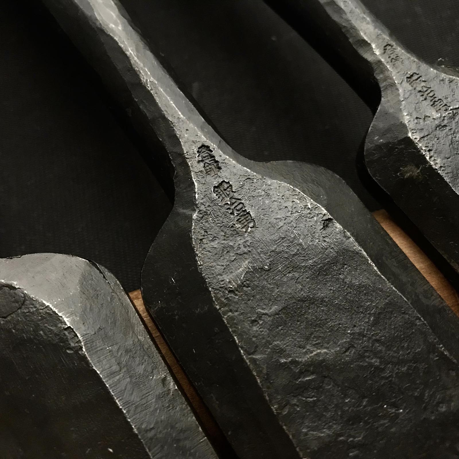 旧蔵 鍛治勇 槌目 叩鑿 6本組 タタキノミ