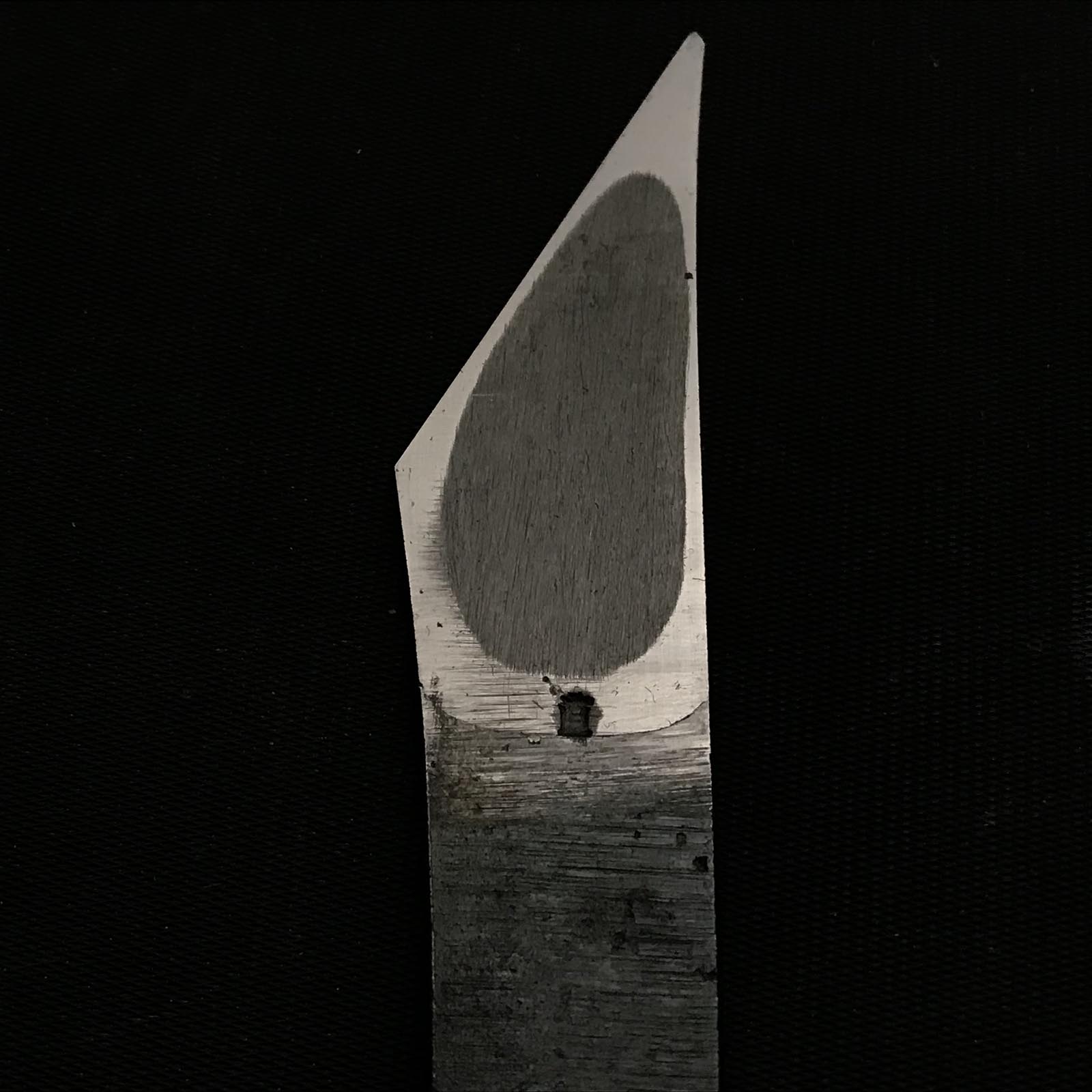 古株 高三郎 切り出し 小刀 右手 掘り出し物 直 長谷川幸三郎作 切り出し 7分 右