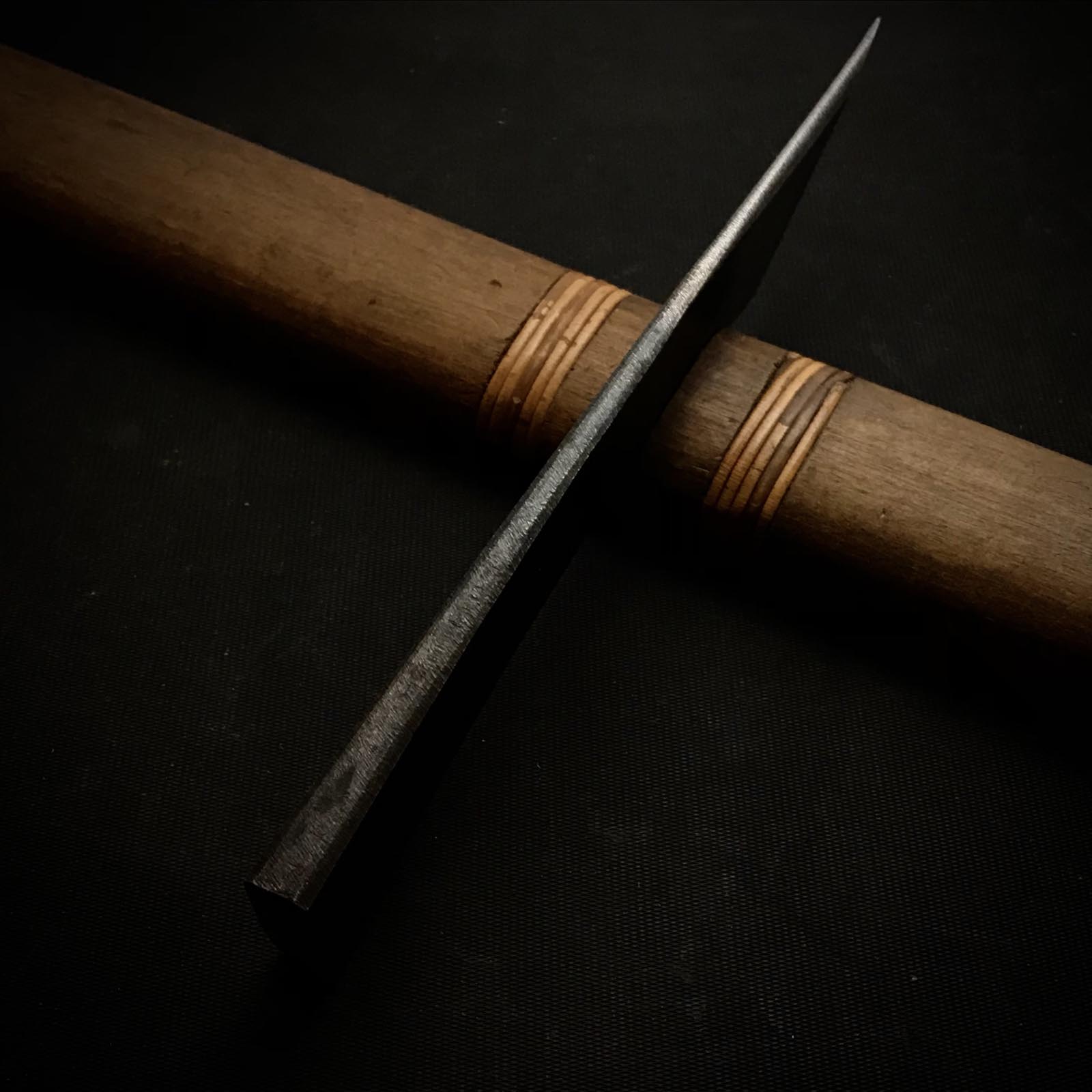 古株 高三郎 切り出し 小刀 右手 掘り出し物 直 長谷川幸三郎作 切り出し 7分 右