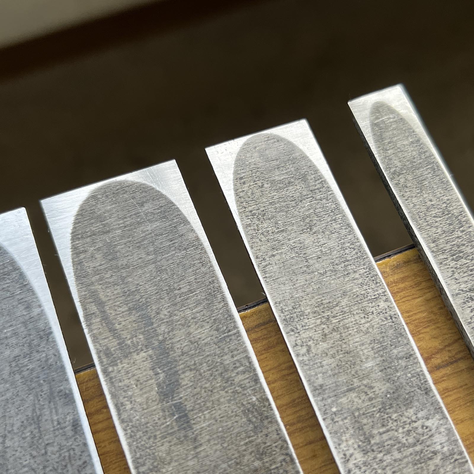 Kanetake Long neck Timber chisels by Takahashi Norikazu with boxwood handle 高橋典三作 カネ武 5分首長 叩鑿 黄楊柄 Tatakinomi 15,24,30,36,42,48mm