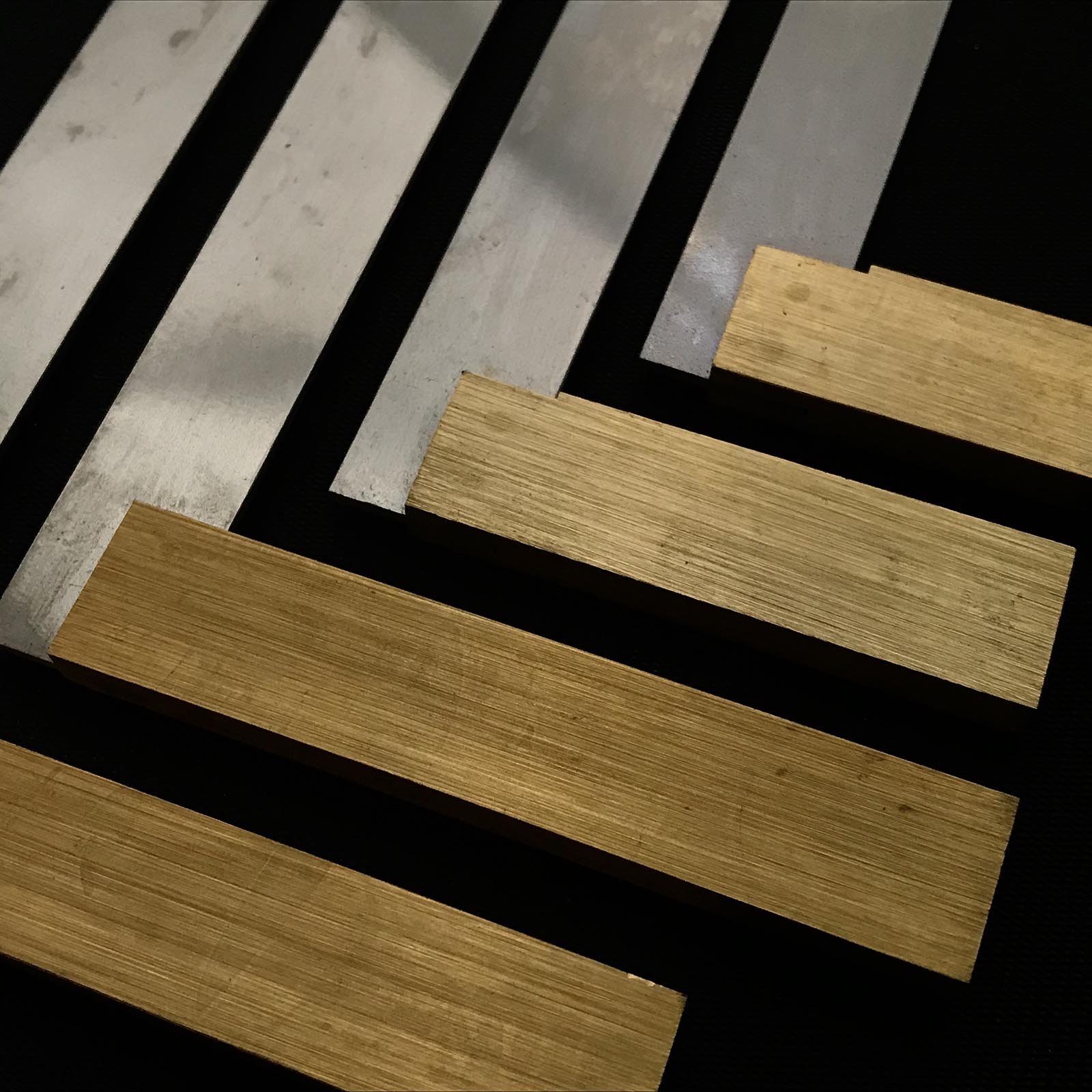 Brass Base Stainless Steel Square | 真鍮 スコヤ