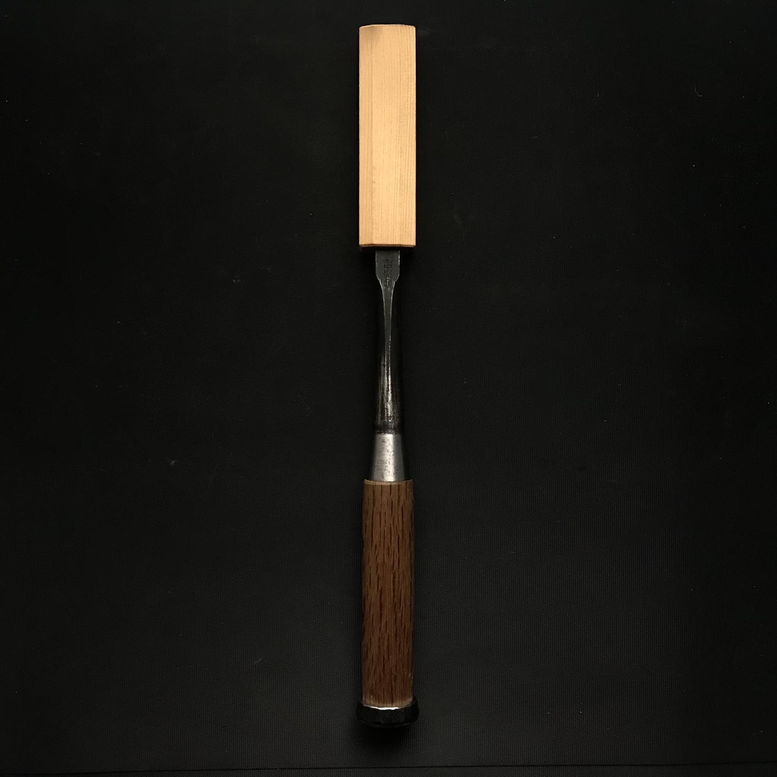 Used Kiyotada Timber chisels by Shimamura Kouzaburou 嶋村幸三郎作 清忠 叩き鑿 鞘付 Tatakinomi 15mm