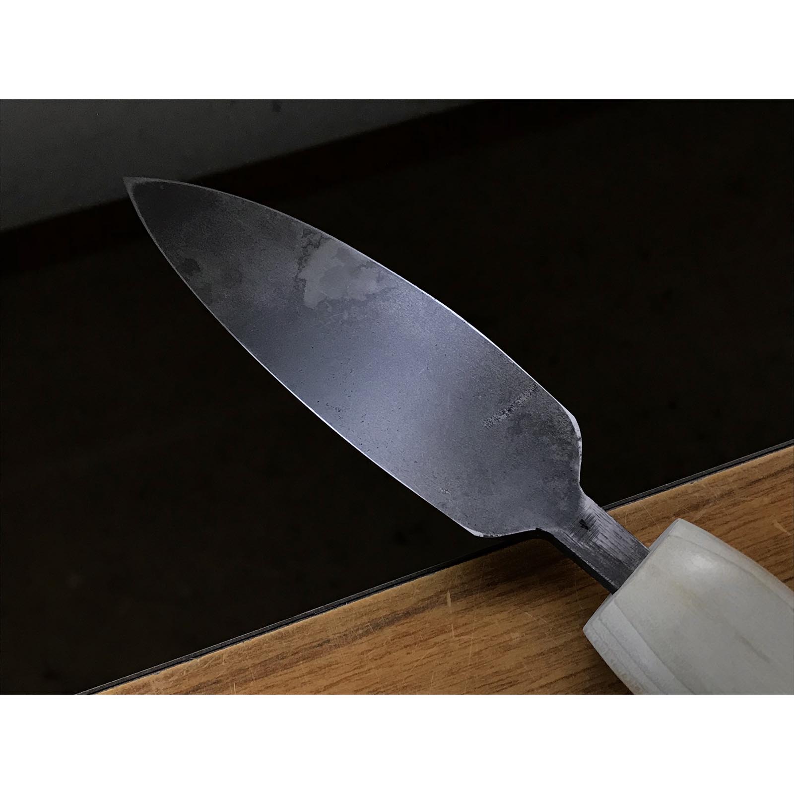 Yari Kanna by Seisuke Mizuno with Blue steel 水野清介作 槍鉋 青紙鋼 140mm