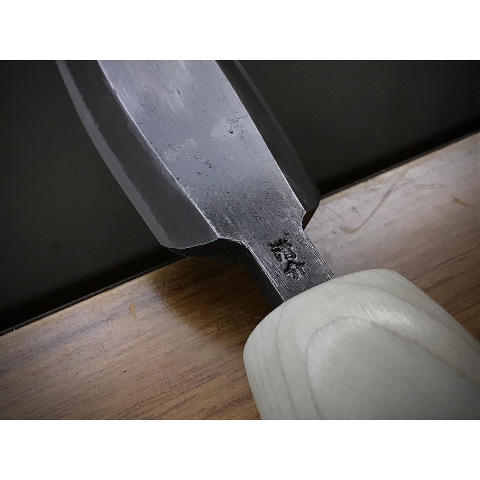 Yari Kanna by Seisuke Mizuno with Blue steel 水野清介作 槍鉋 青紙鋼 140mm