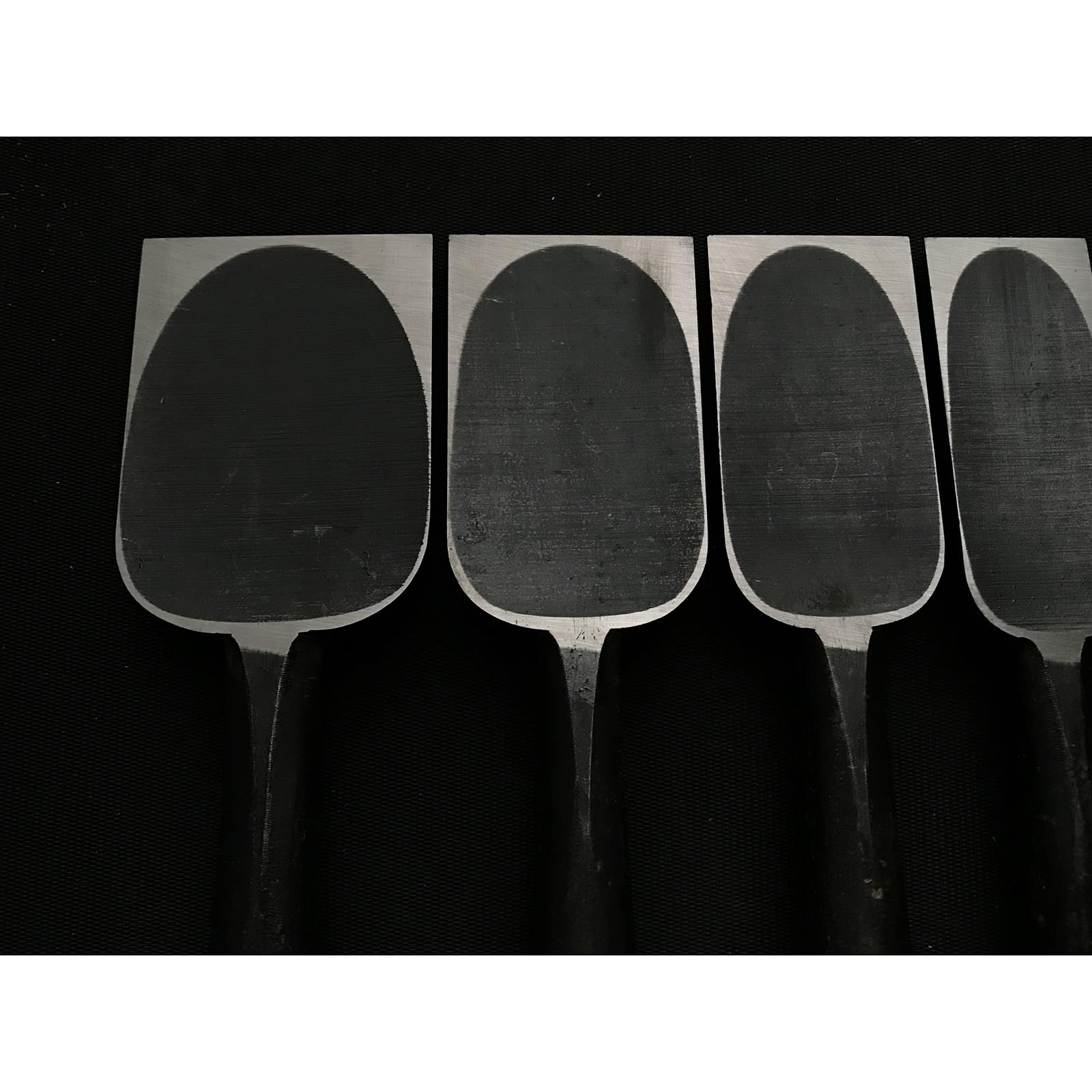 船広 ツゲ柄付鑿セット 元寿舟弘 船津祐司作 追入組鑿 黄楊柄