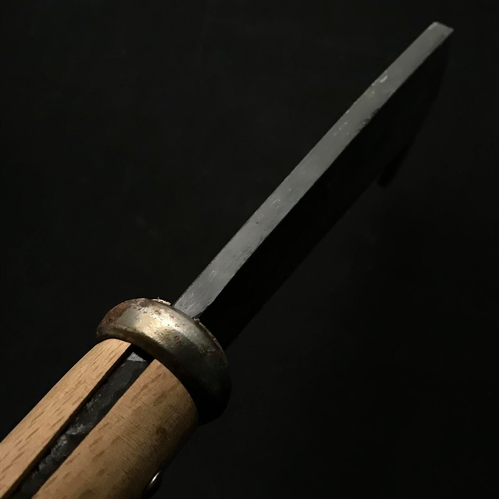 Old stock Single edged Nata right hand 掘出し物 無印 鉈 片刃 右 160mm