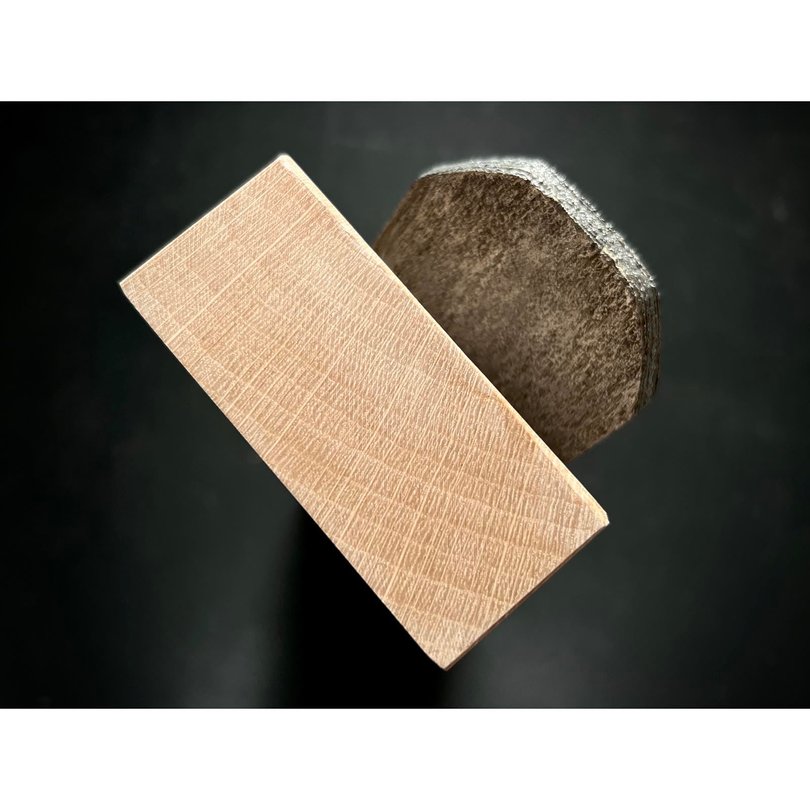 Old stock Tora Mokume Finishing Smoothing Plane (Kanna) by Katashima Keizo 掘出し物 片島圭三作 虎 木目 仕上げ鉋 65mm