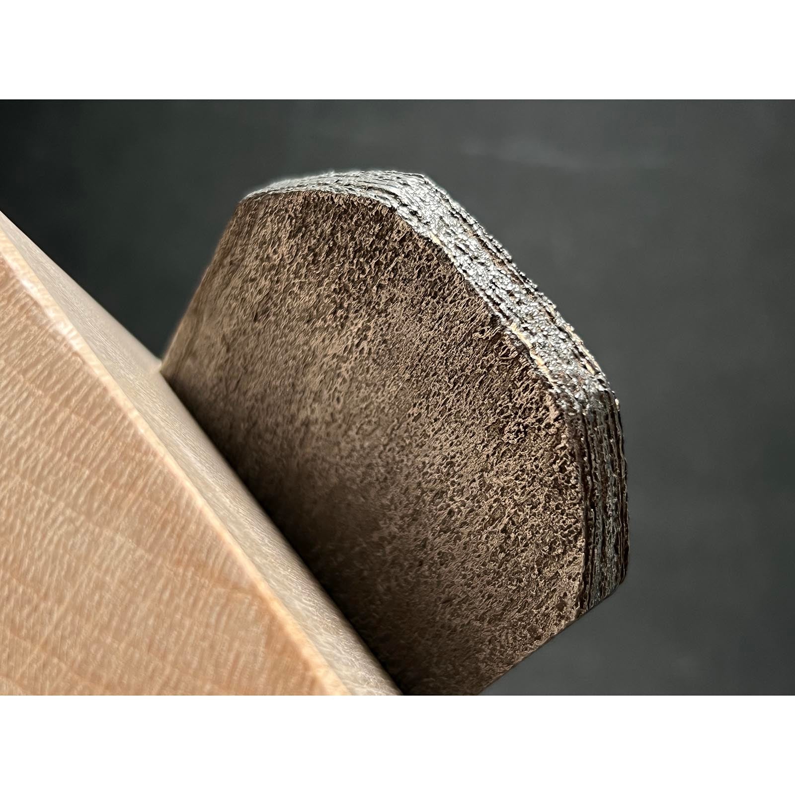 Old stock Tora Mokume Finishing Smoothing Plane (Kanna) by Katashima Keizo 掘出し物 片島圭三作 虎 木目 仕上げ鉋 65mm