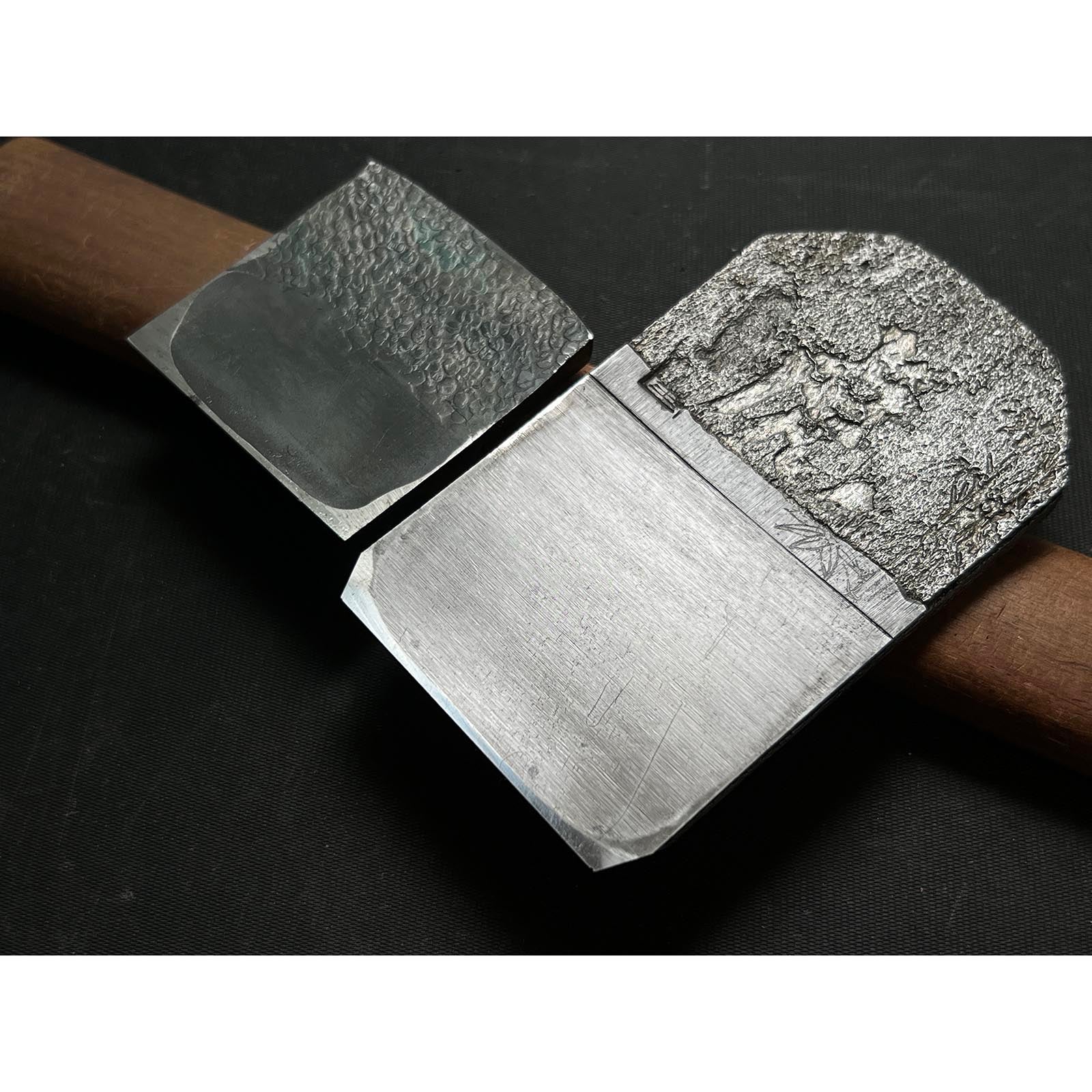 Old stock Tora Mokume Finishing Smoothing Plane (Kanna) by Katashima Keizo 掘出し物 片島圭三作 虎 木目 仕上げ鉋 65mm