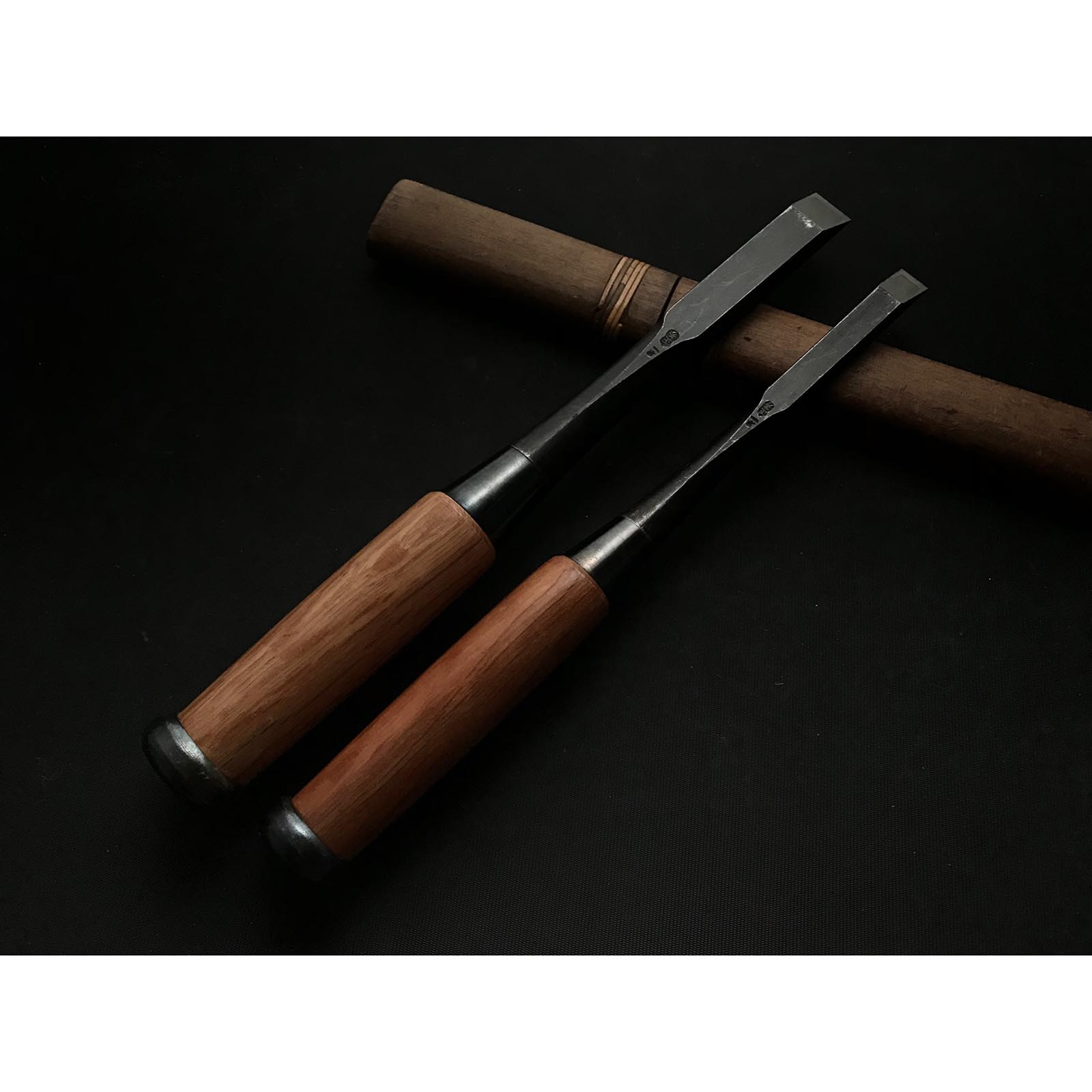 Old stock Azuma Masayoshi Timber Chisels 掘出し物 東一正芳 厚鑿 Tatakinomi