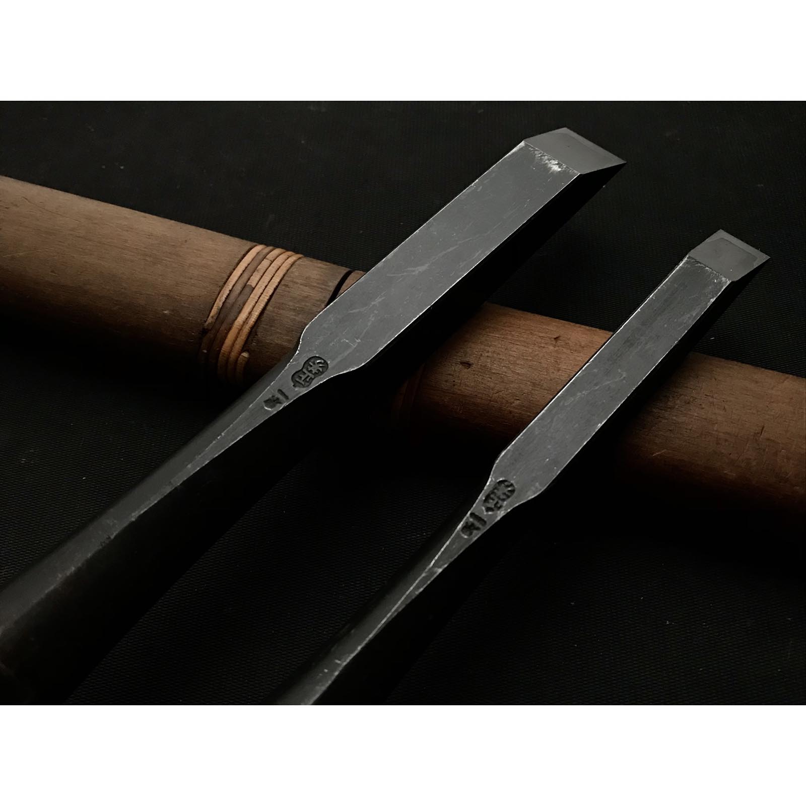 Old stock Azuma Masayoshi Timber Chisels 掘出し物 東一正芳 厚鑿 Tatakinomi