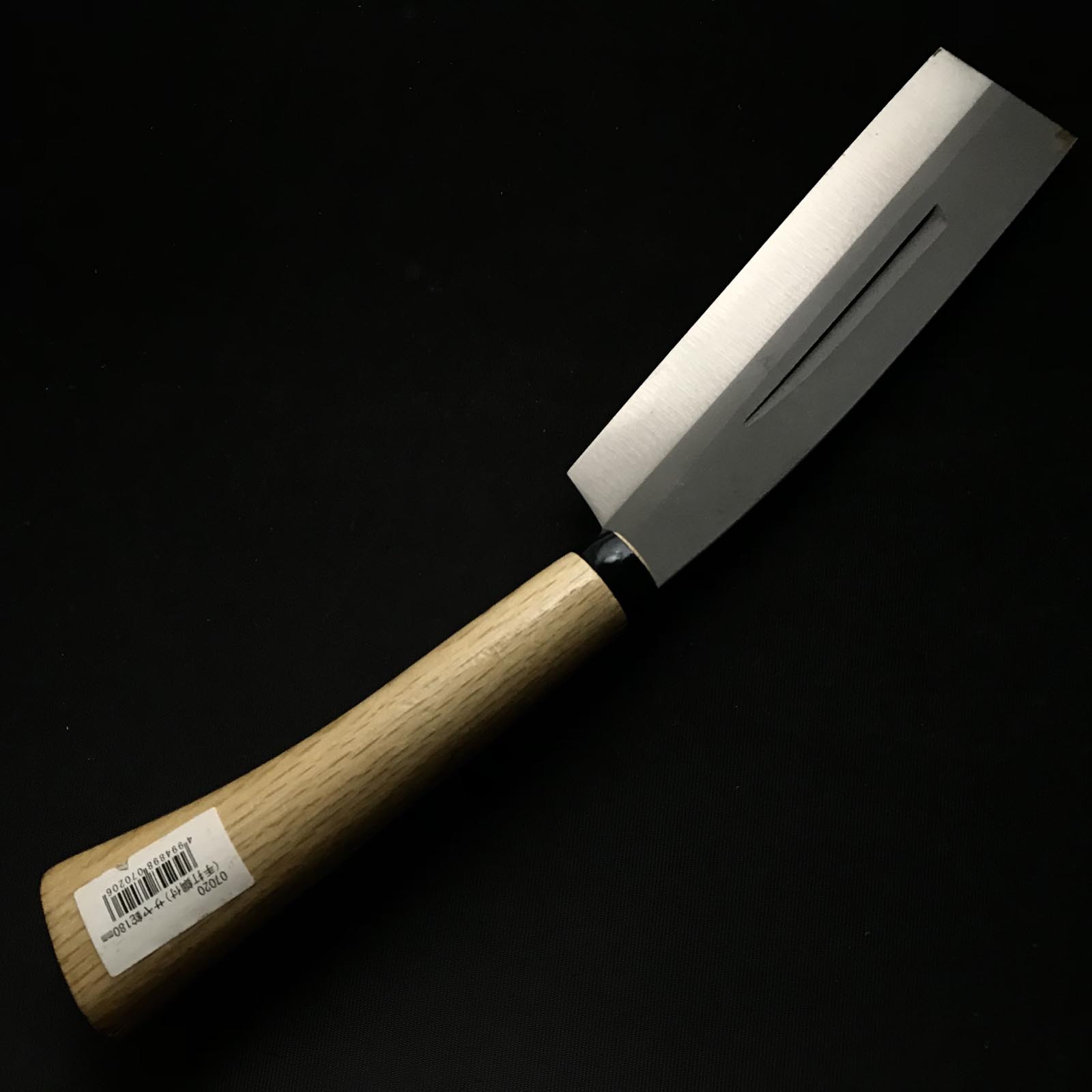 Old stock Tadahiro Single edged Nata right hand 掘出し物 正弘別打 鉈 片刃 磨き仕上げ 右 180mm