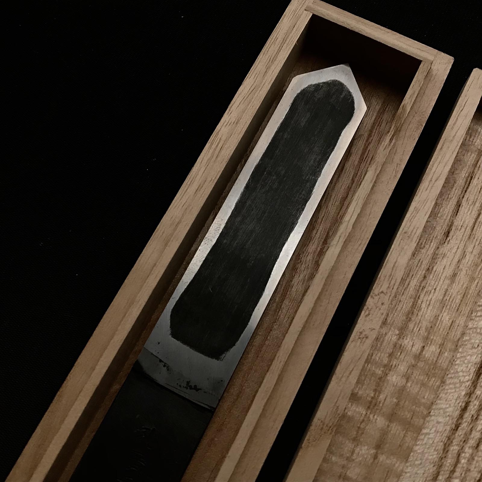 Hirotsugu #2 Kensaki Knives Finished by Kurashige Eisuke 廣貢 剣先 倉重栄助仕上げ 桐箱付 24mm