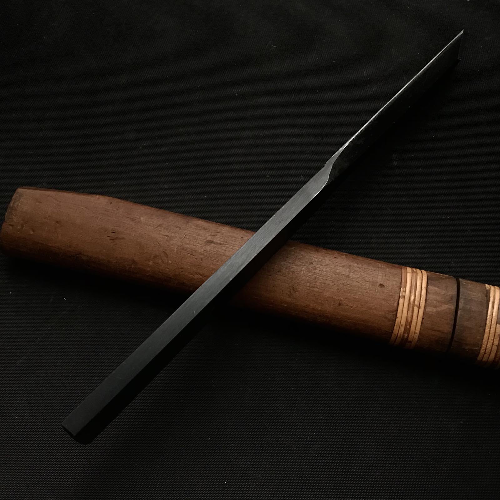 Hirotsugu #2 Kensaki Knives Finished by Kurashige Eisuke 廣貢 剣先 倉重栄助仕上げ 桐箱付 24mm