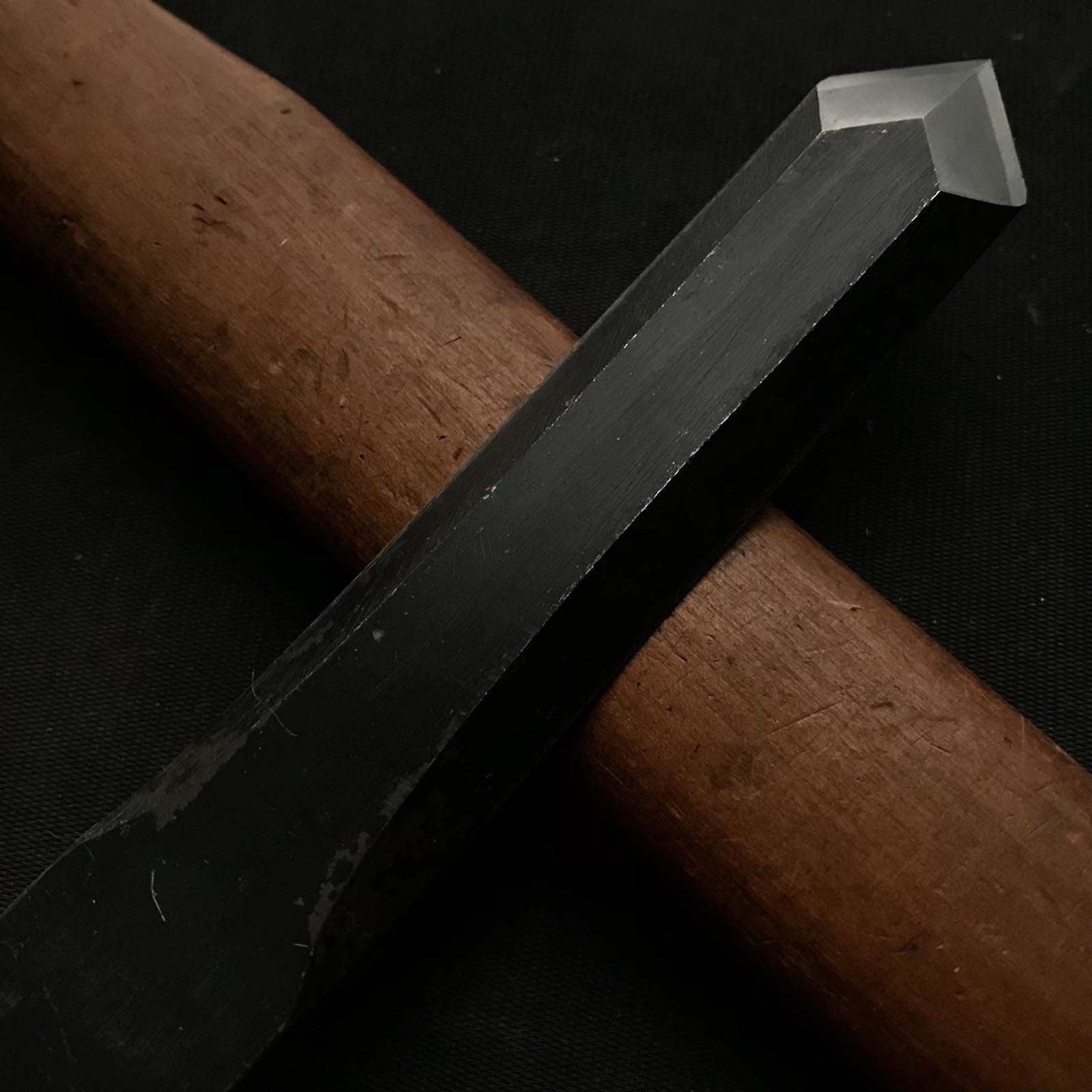 Hirotsugu #2 Kensaki Knives Finished by Kurashige Eisuke 廣貢 剣先 倉重栄助仕上げ 桐箱付 24mm