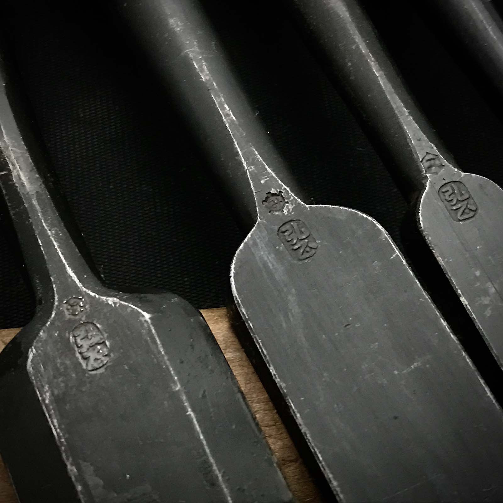 Hiromasa Bench chisels by Hasegawa Fujisaku 長谷川藤作氏 弘正 追入鑿 Oirenomi
