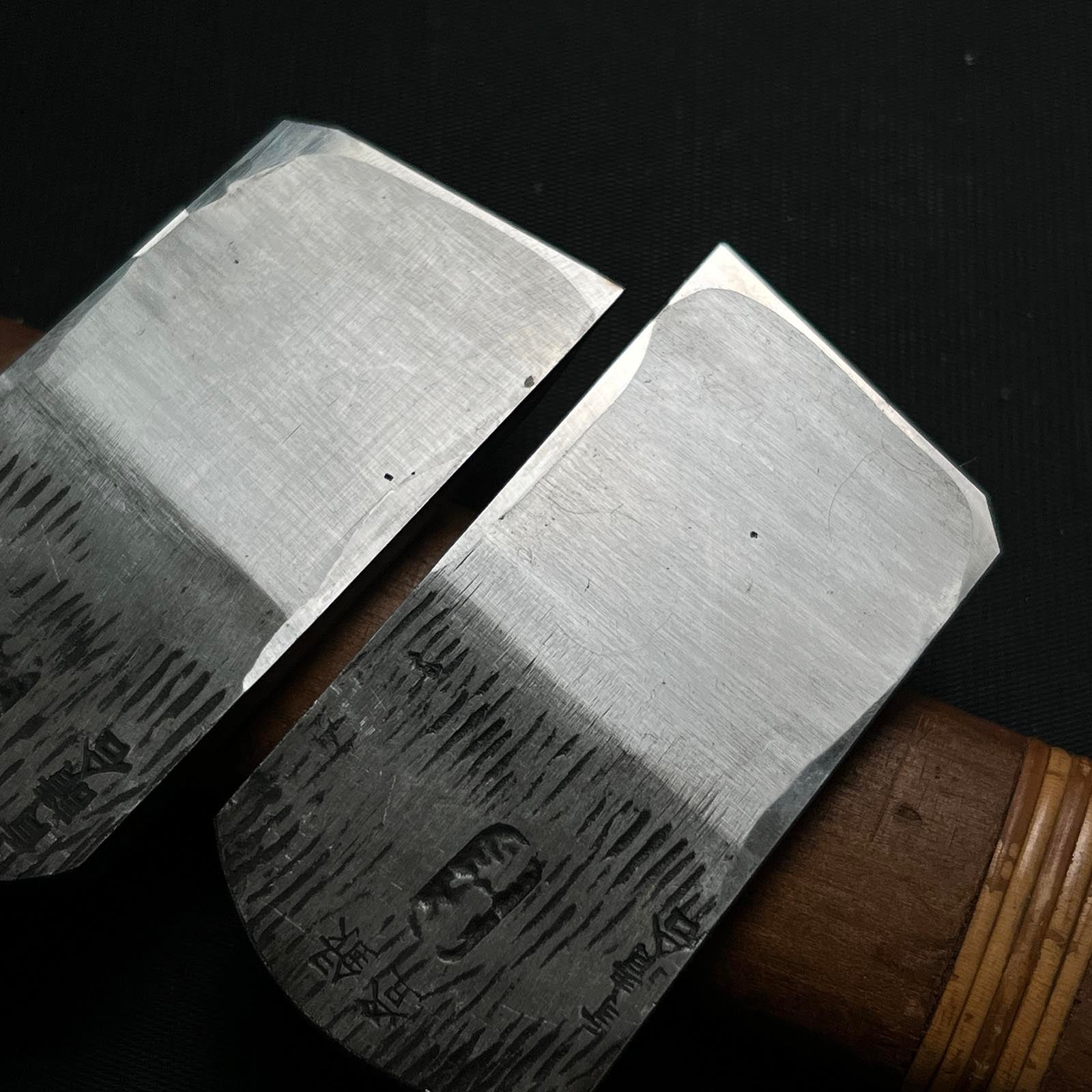 Old stock Tomiwaka End face Planes with blue steel (Kikuchi Kanna, Dotsuki-kanna) 掘出し物 富若 木口鉋 胴付鉋 青紙付 36mm