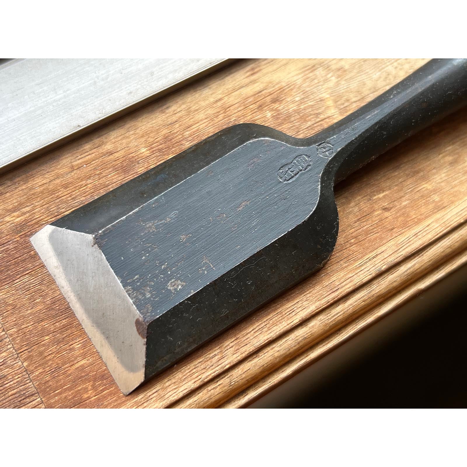 Lightly used Hidari Ichihiro Second Generation&Kiyotada Kakuuchi Bench chisels set 中古 市弘&清忠 二代目左市弘山崎勇、嶋村幸三郎作 角打追入組鑿 Oirenomi