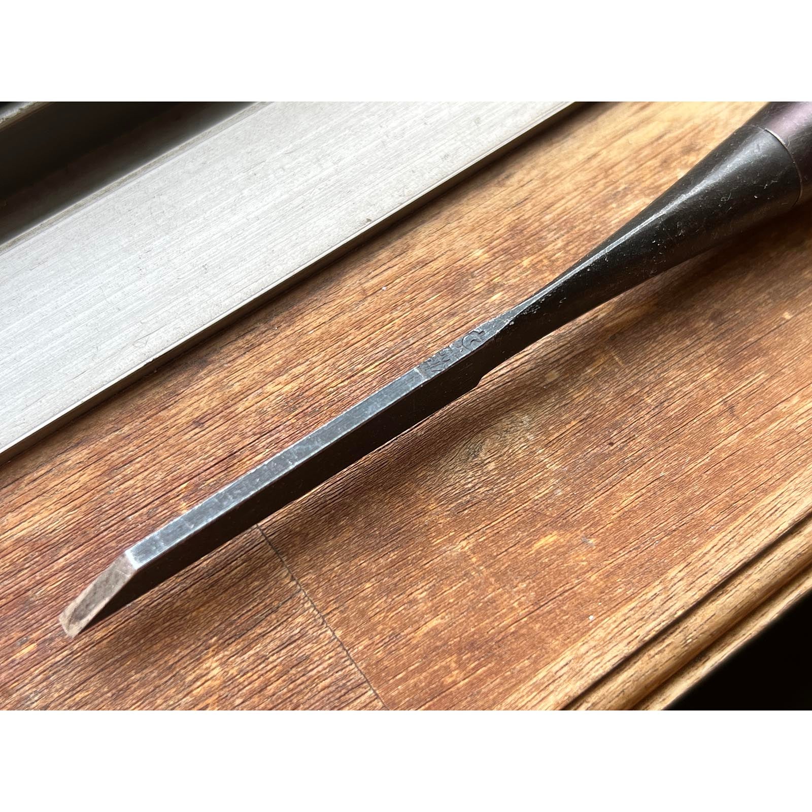 Lightly used Hidari Ichihiro Second Generation&Kiyotada Kakuuchi Bench chisels set 中古 市弘&清忠 二代目左市弘山崎勇、嶋村幸三郎作 角打追入組鑿 Oirenomi