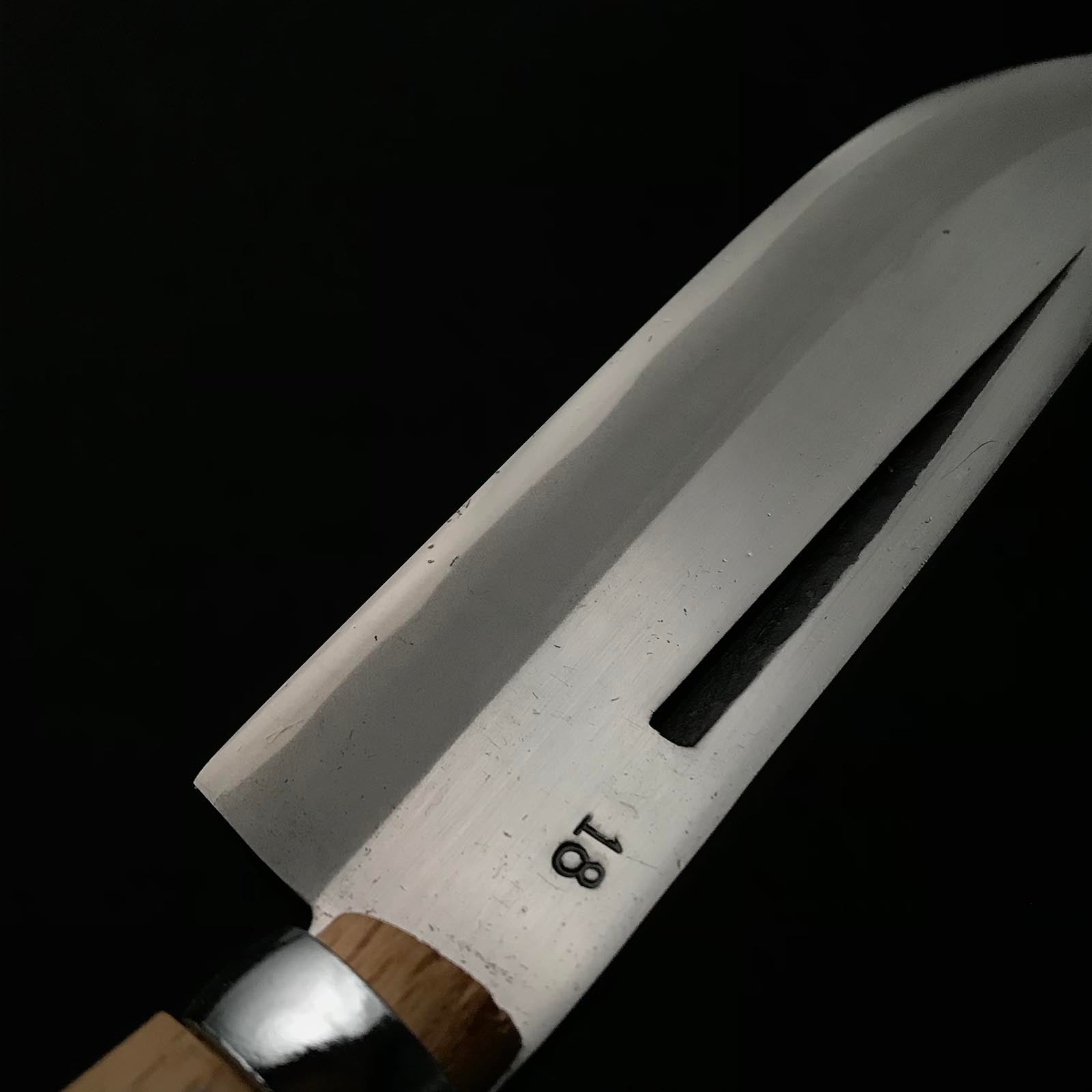 Ken Nata Knife by Tachika with Blue steel 土佐刃物 忠親作 剣鉈 青紙鋼 鞘付 180mm