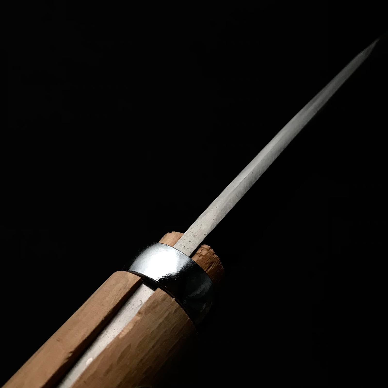 Ken Nata Knife by Tachika with Blue steel 土佐刃物 忠親作 剣鉈 青紙鋼 鞘付 180mm