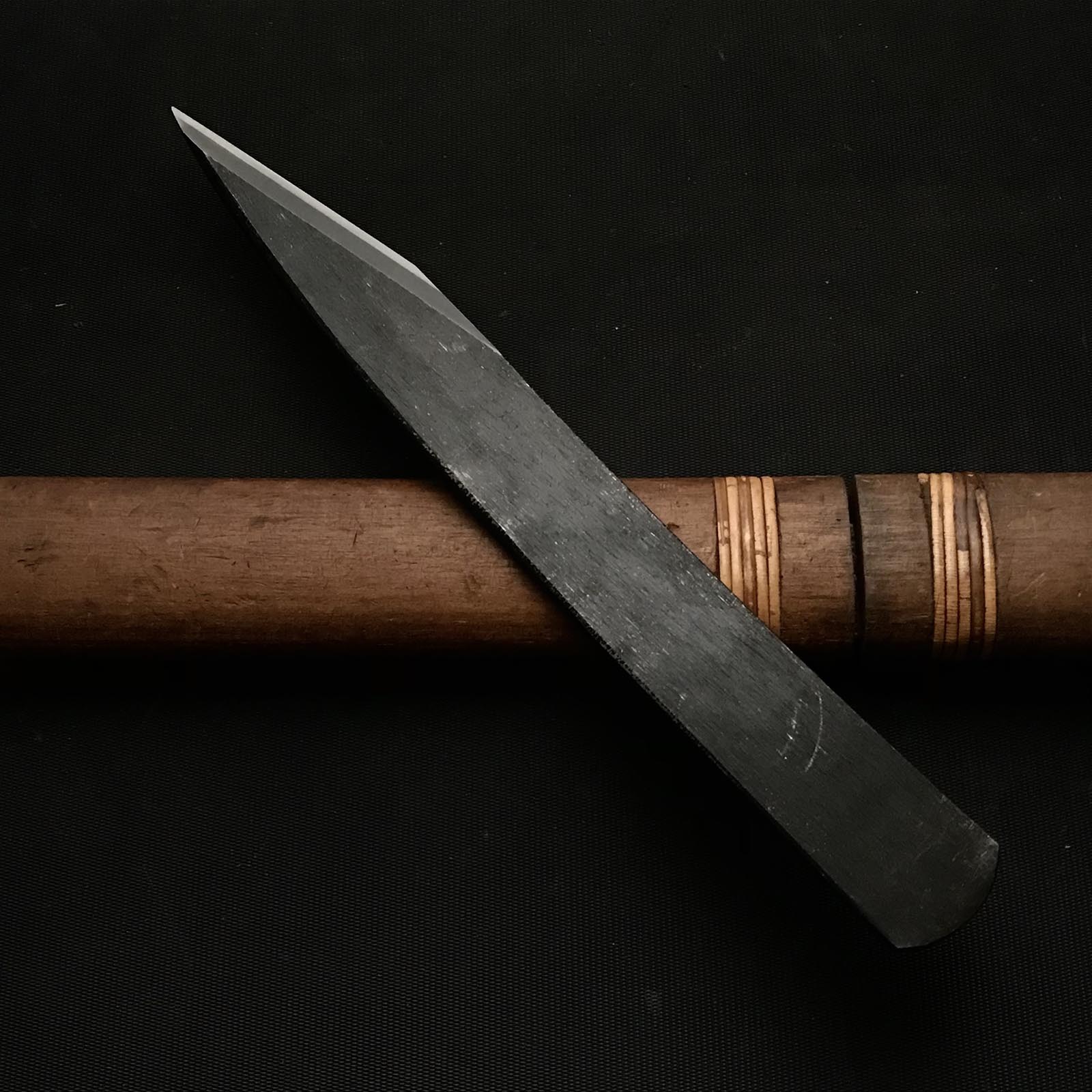 Old stock Satahide Kiridashi by Chiyotsuru Sadahide 2nd Generation Right hand 掘出し物 二代目千代鶴貞秀 切出し小刀 右
