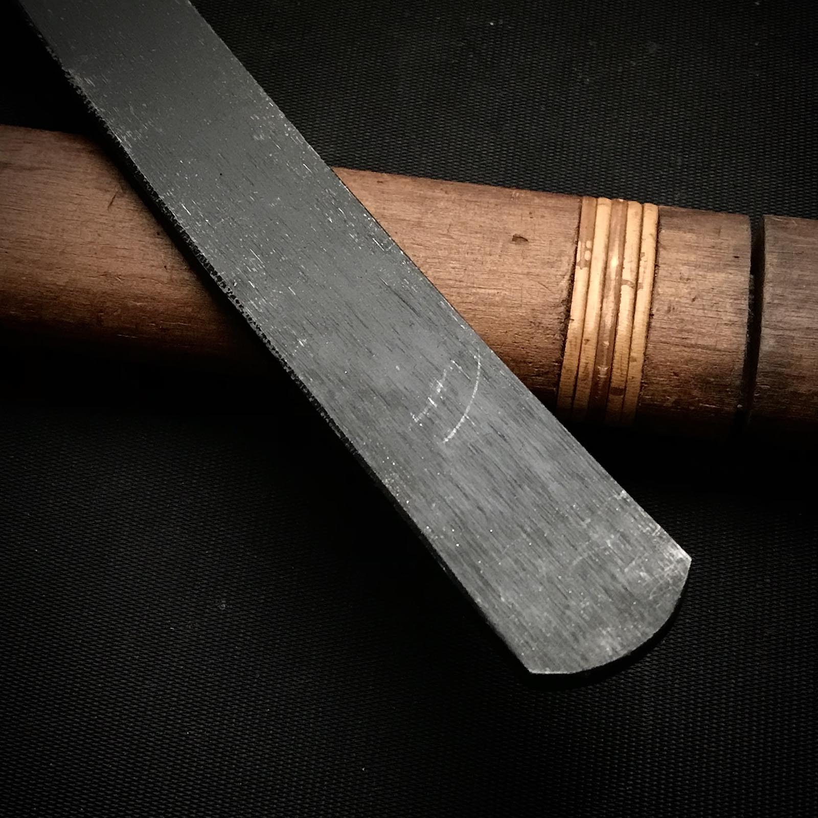 Old stock Satahide Kiridashi by Chiyotsuru Sadahide 2nd Generation Right hand 掘出し物 二代目千代鶴貞秀 切出し小刀 右
