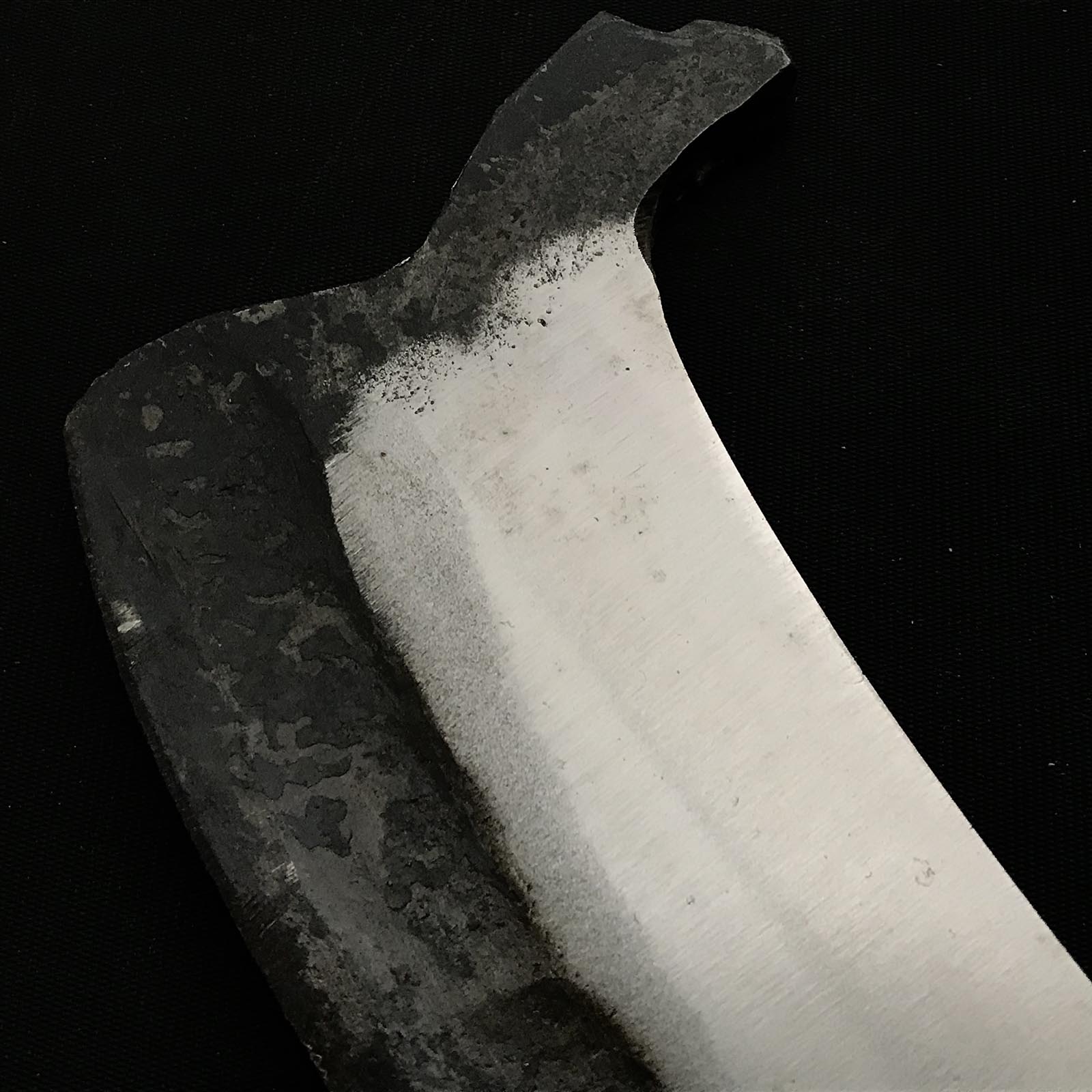 Masakanemarumaru 正カネマルマル作 | Hand-made Tobinata Knife  トビ鉈 | Single edged 片刃 | 180mm Left 左