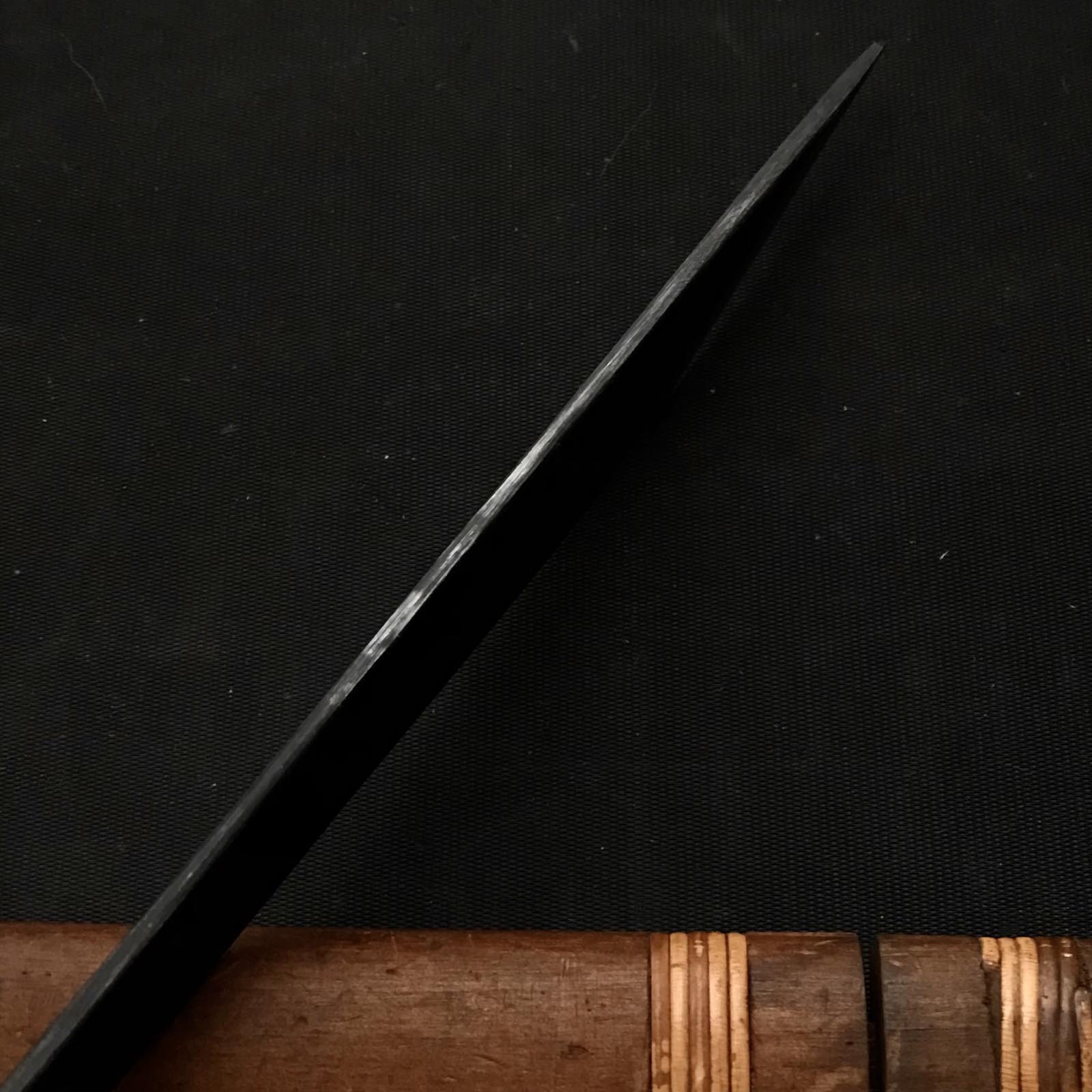 Old stock Sakamitsu 1st generation Special Kiridashi 掘出し物 初代坂光作 切出し小刀 両刃 7分