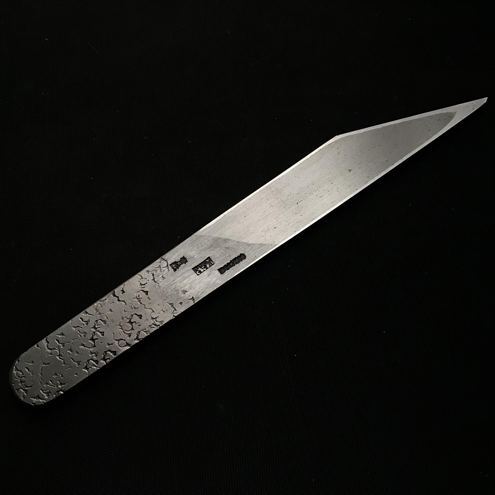 Old stock Sakamitsu 1st generation Special Kiridashi with Blue steel 掘出し物 初代坂光作 切出し小刀 青紙鋼 9分