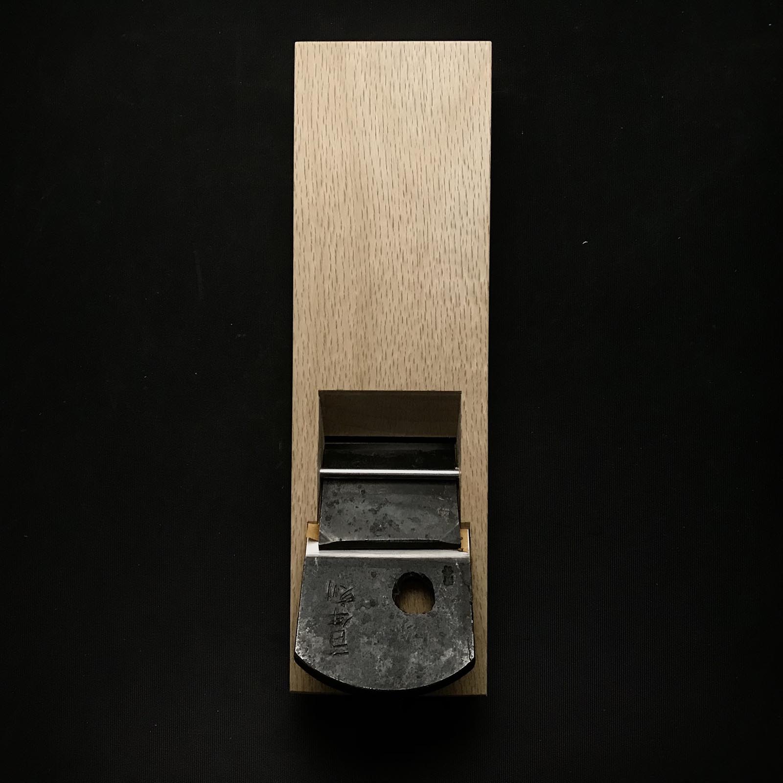 Hyakunenkizami Smoothing Plane(Kanna) by Seisuke Mizuno 水野清介作 百年刻穴 仕上げ鉋 70mm 65mm
