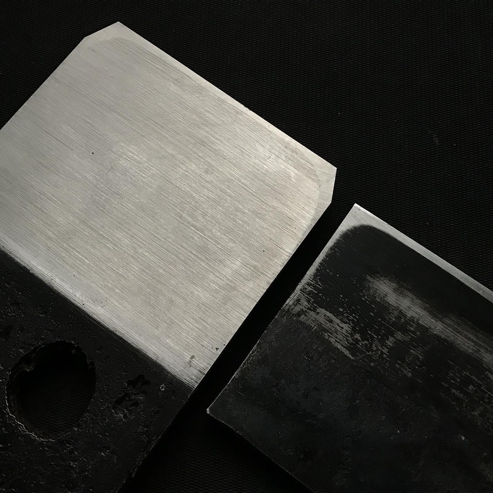 Hyakunenkizami Smoothing Plane(Kanna) by Seisuke Mizuno 水野清介作 百年刻穴 仕上げ鉋 70mm 65mm