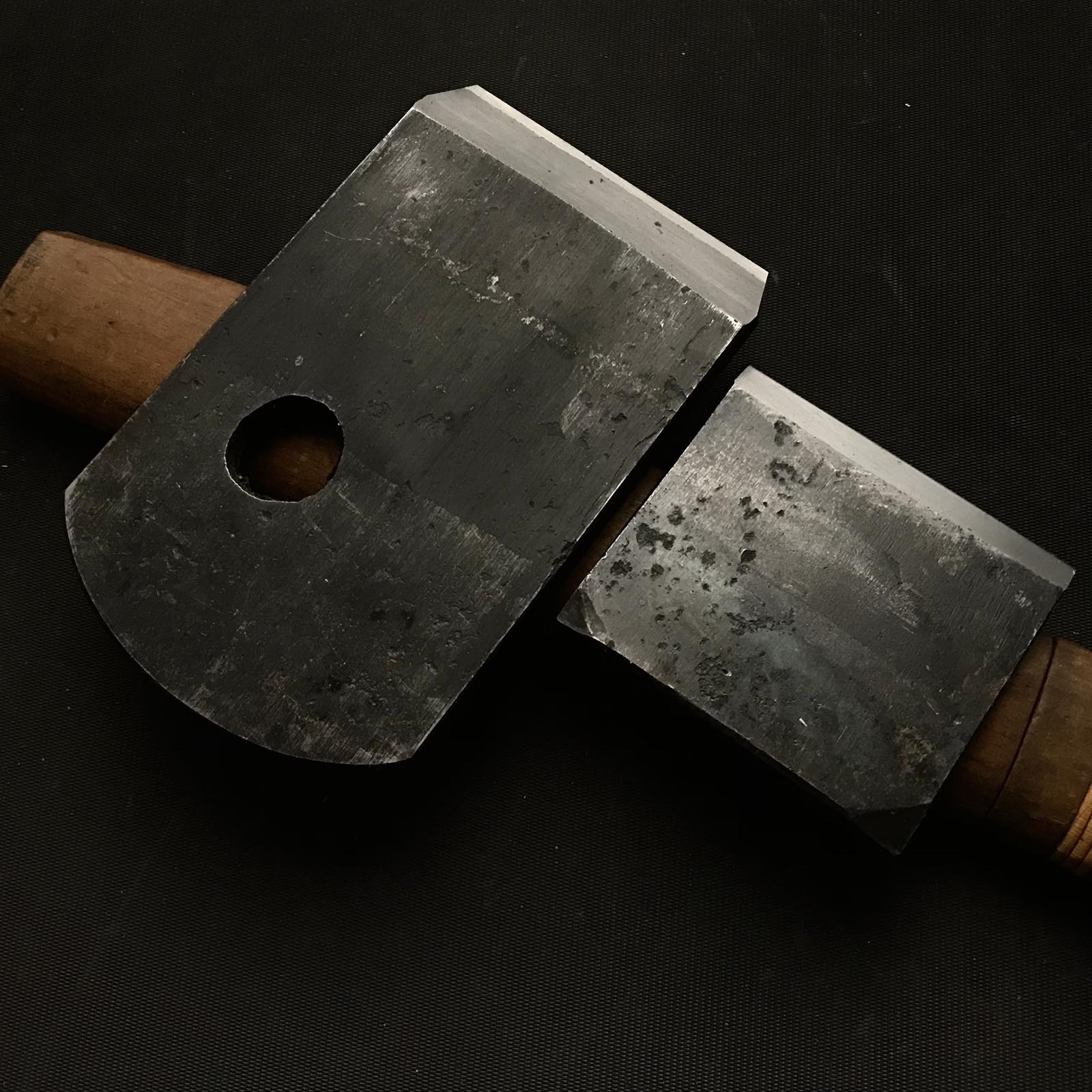 Hyakunenkizami Smoothing Plane(Kanna) by Seisuke Mizuno 水野清介作 百年刻穴 仕上げ鉋 70mm 65mm