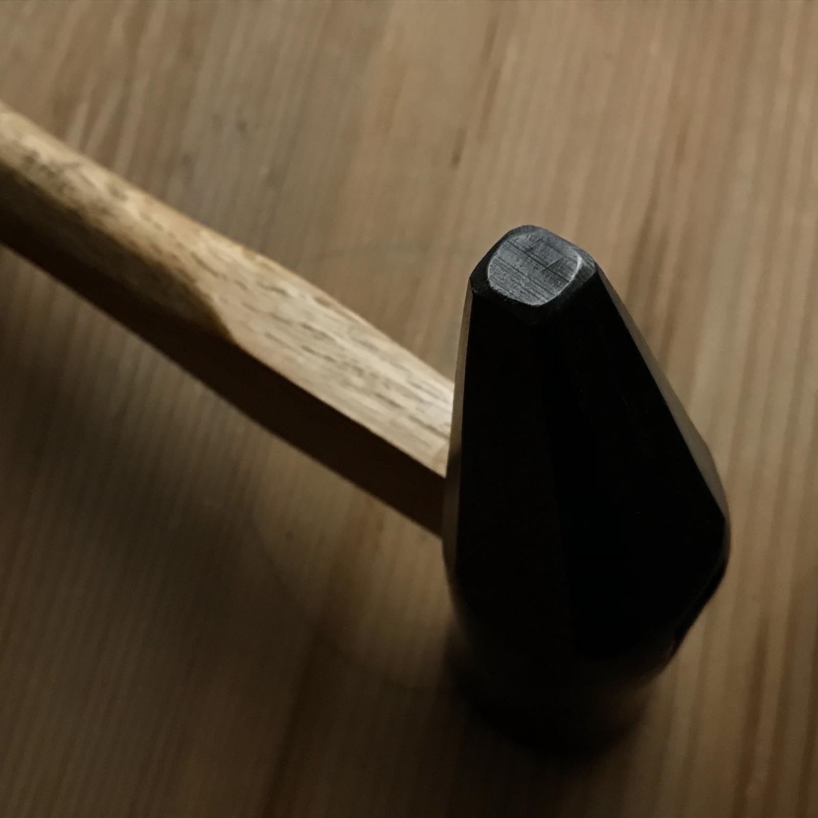 Old stock Touroku Yamakichi Hammers(Gennon) with handle 掘出し物 藤六 ヤマキチ型玄翁 黒仕上 750g