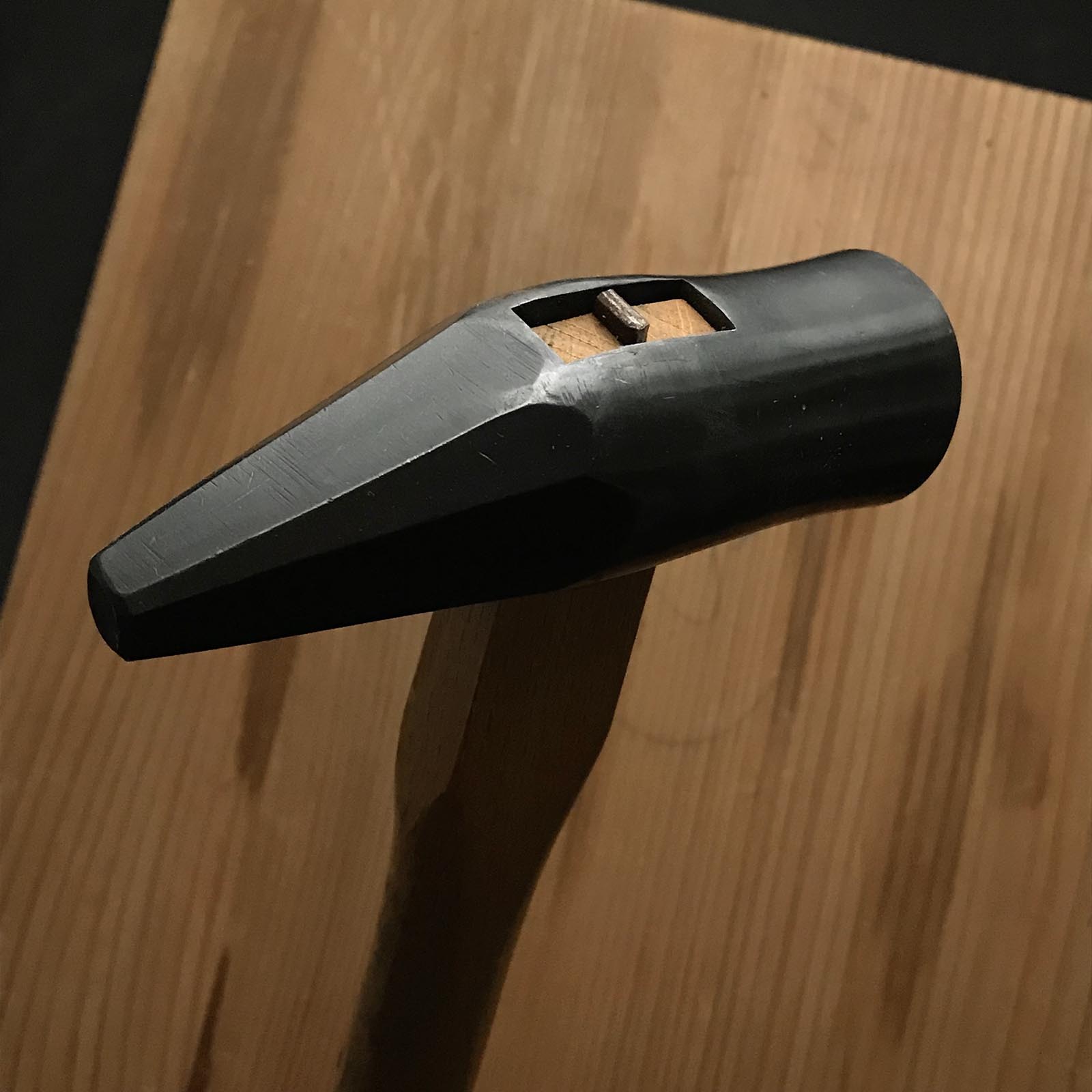 Old stock Touroku Yamakichi Hammers(Gennon) with handle 掘出し物 藤六 ヤマキチ型玄翁 黒仕上 750g