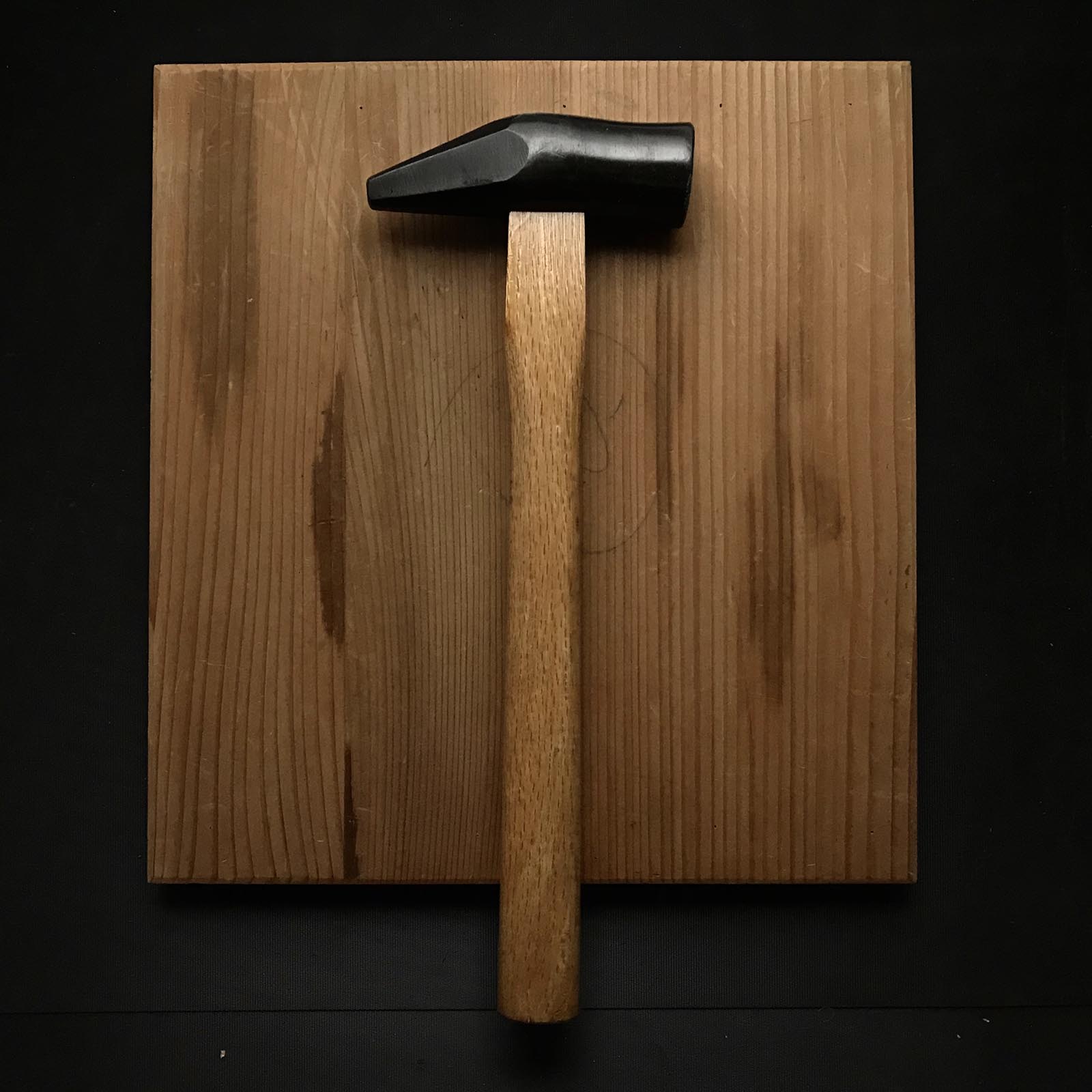 掘り出し物 藤六 ヤマキチ型玄翁 黒仕上 750g