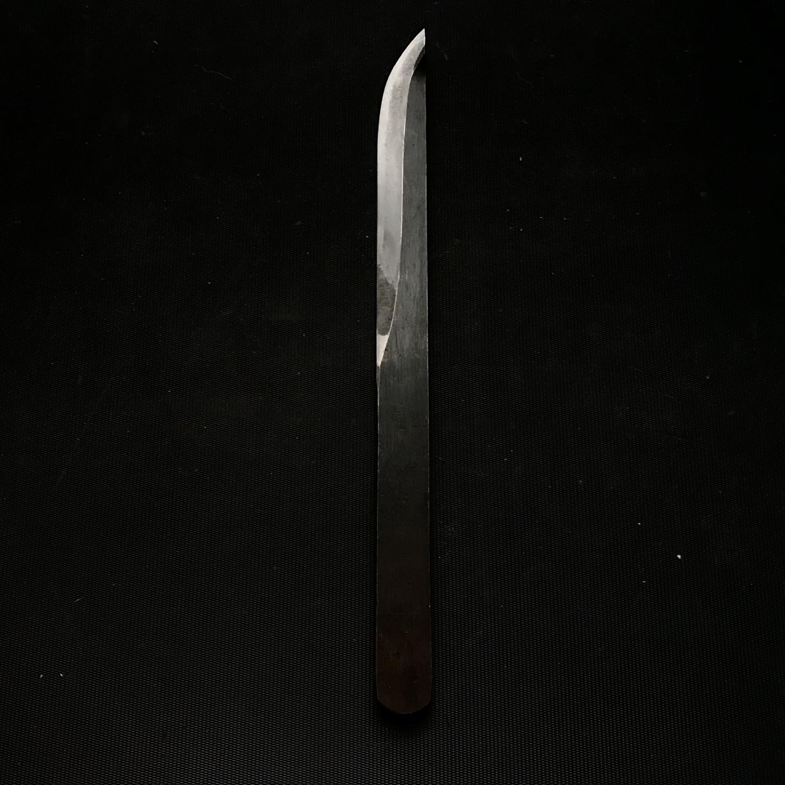 Old stock Kouetsu Carving knife left hand 掘出し物 東京侊悦作 生反り小刀 左
